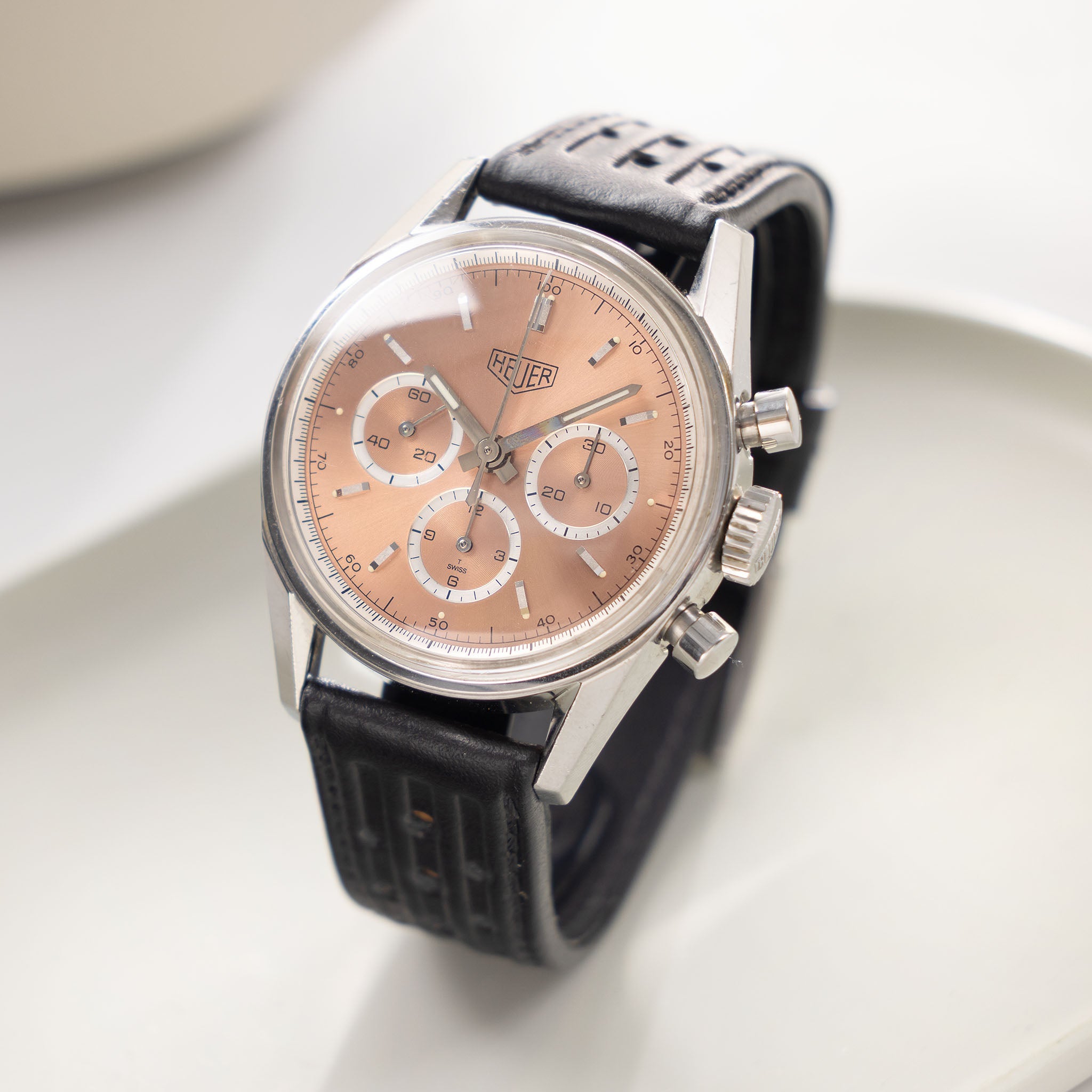 Salmon Dial Tag Heuer 1964 Re Edition TAG Heuer 1964 Carrera Re