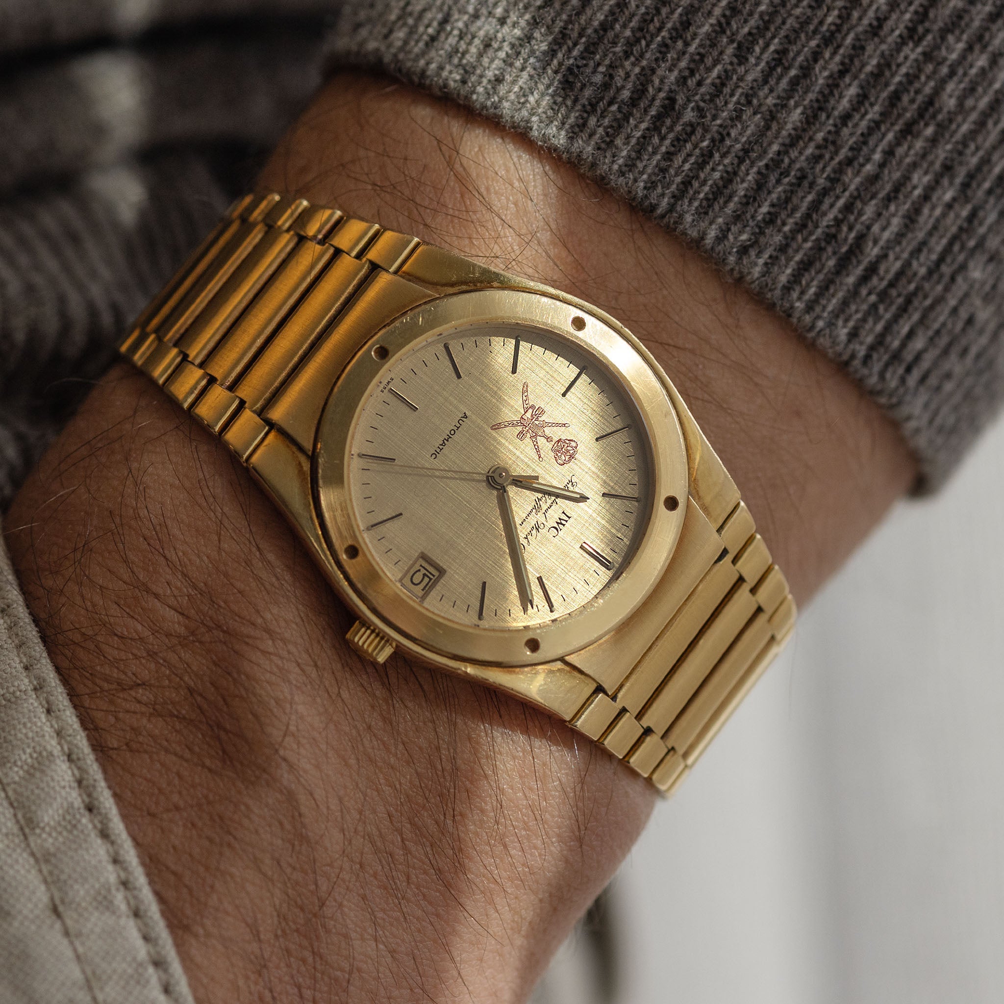 IWC Ingenieur SL ref. 9227 Linen Khanjar Dial from Original Owner Fami