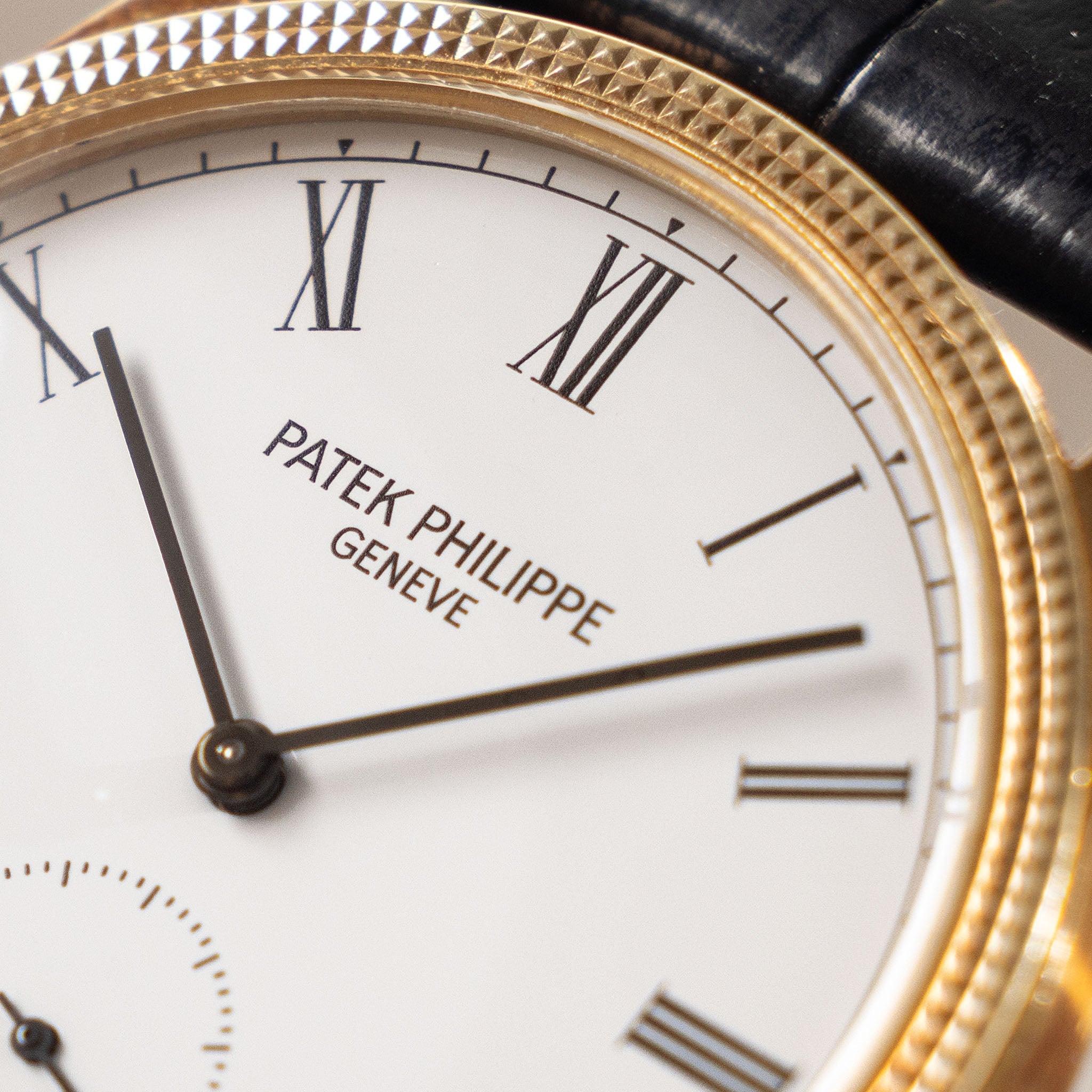 Patek Philippe Calatrava 3796D “Clous de Paris” Porcelain Dial with Hangtag & Extract from the Archives