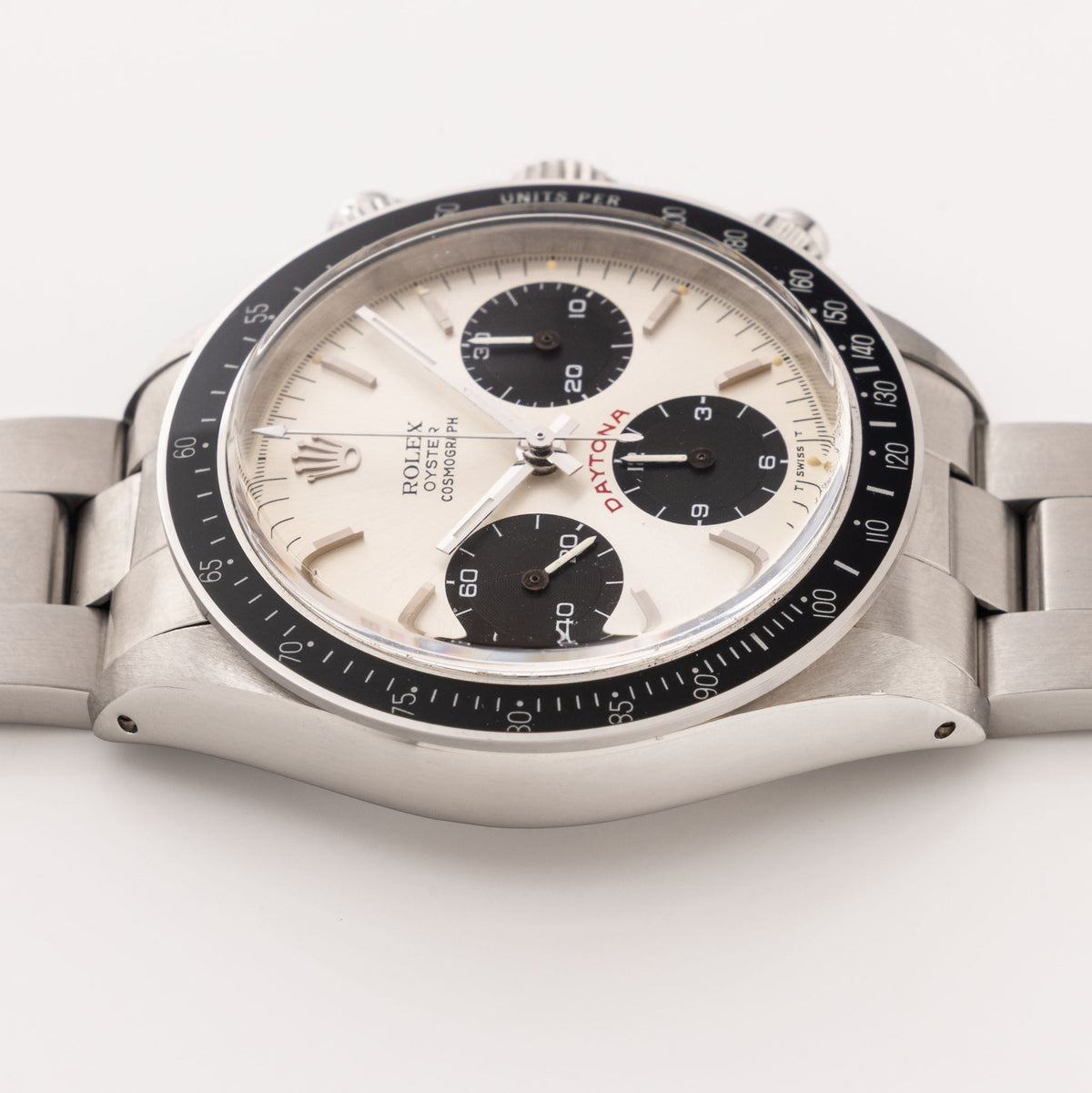 Rolex Cosmograph Daytona 6263 Big Red Floating Silver Soleil Dial