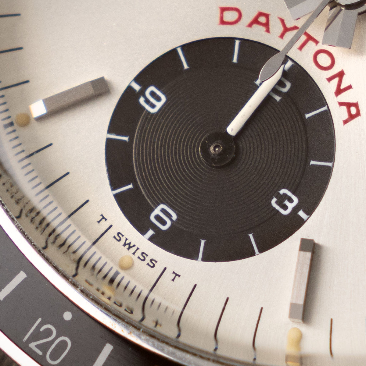 Rolex Cosmograph Daytona 6263 Big Red Floating Silver Soleil Dial