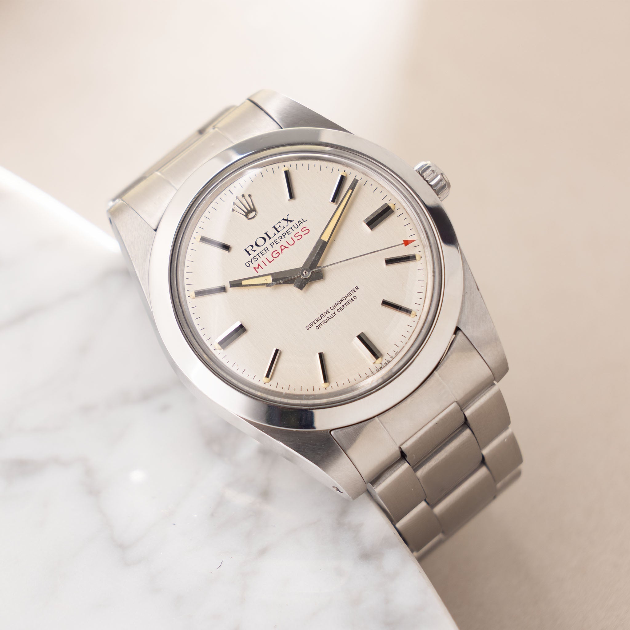 Rolex Millgauss 1019 Silver Dial