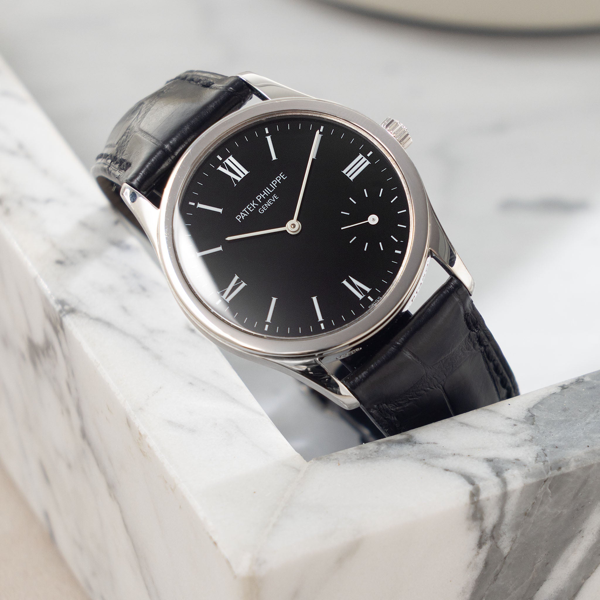 Patek Philippe Calatrava ref. 5026-011P Black Dial in Platinum Millennium limited Edition