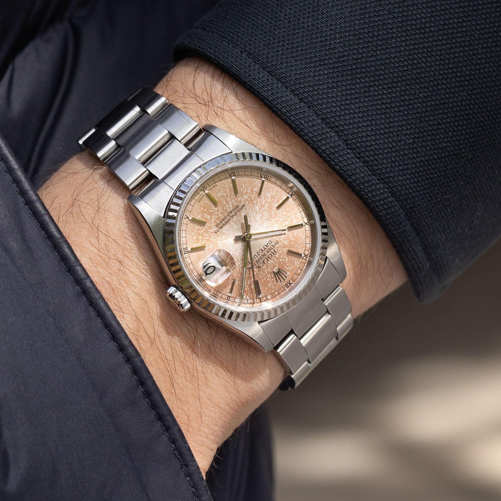 ラテ Rolex Datejust 16234 Tropical Dial