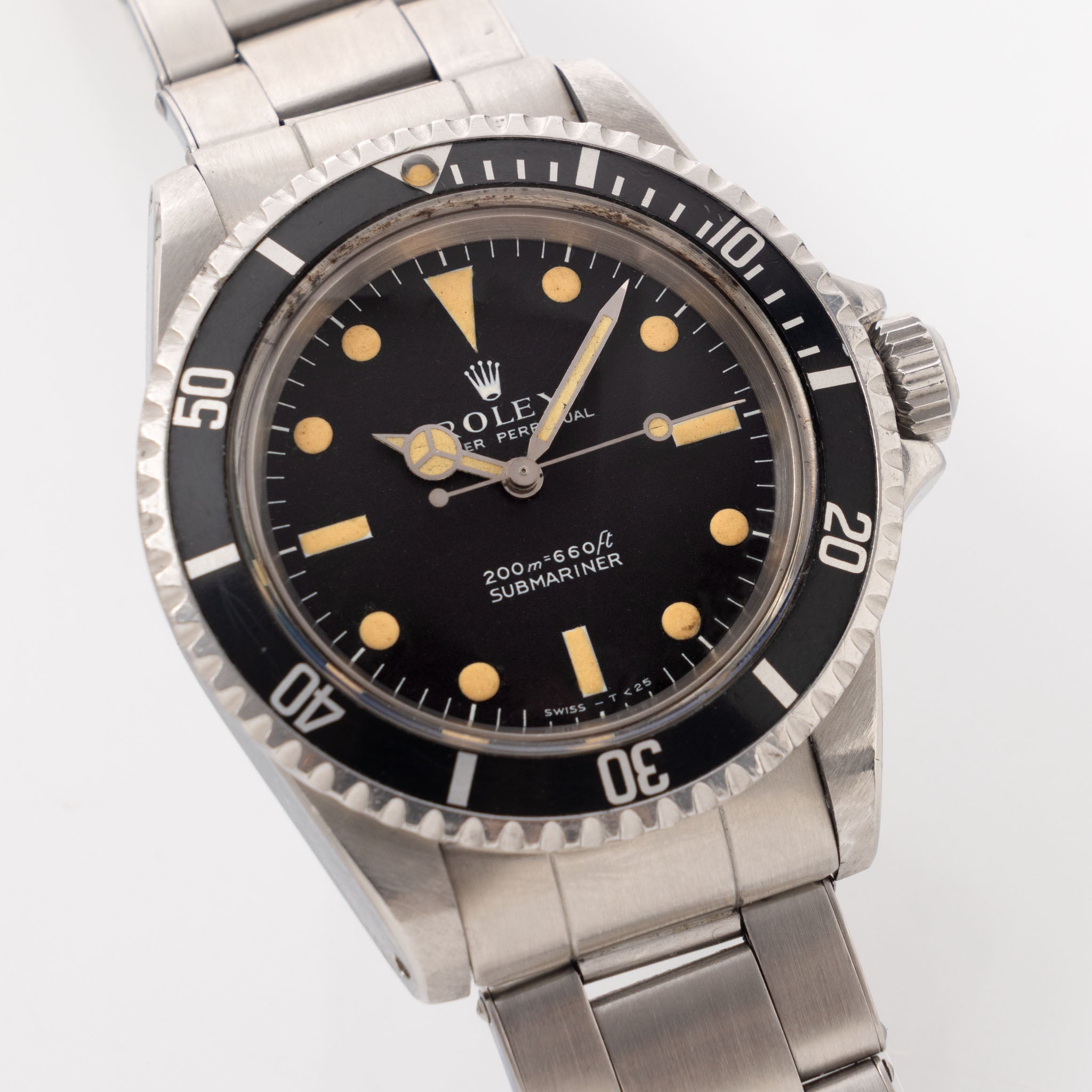 Rolex Submariner 5513 Meters First Dial with Vivid Patina