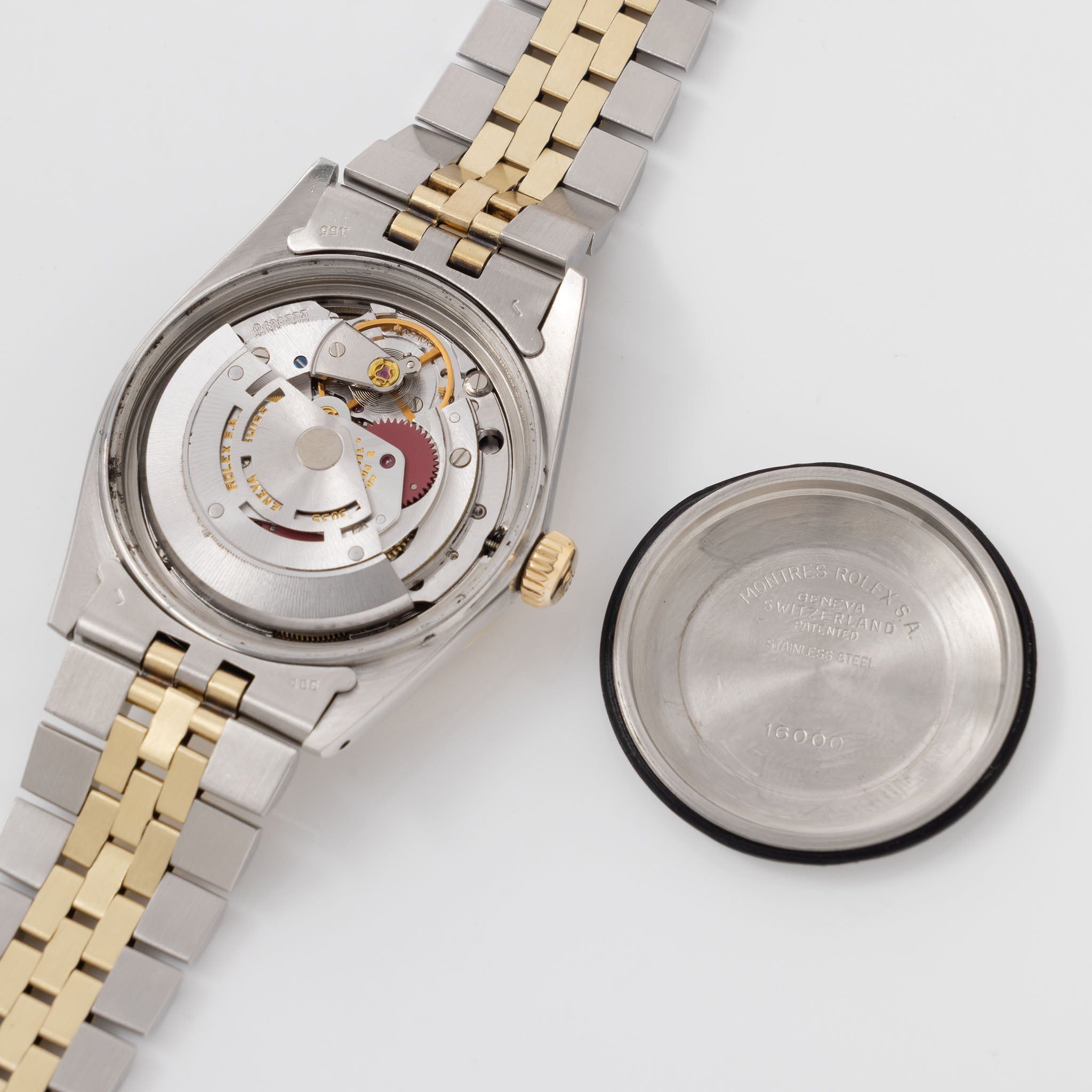 Rolex Datejust 16013 Champagne Dial in steel and yellow gold
