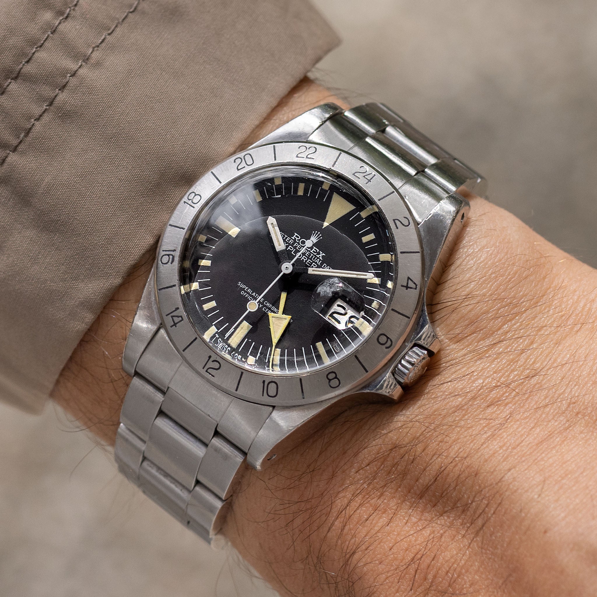 Rolex Explorer II 1655 Albino MK4 Dial from Original Owner with Box an