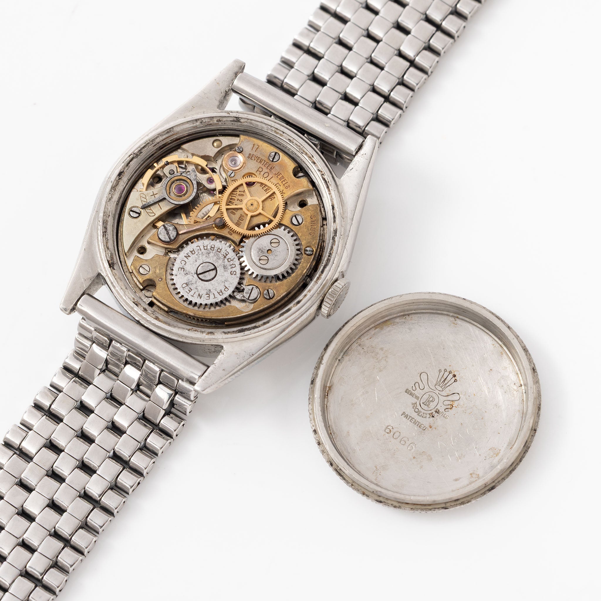 Rolex Oysterdate Precision Silver Star "Stelline " dial ref 6066