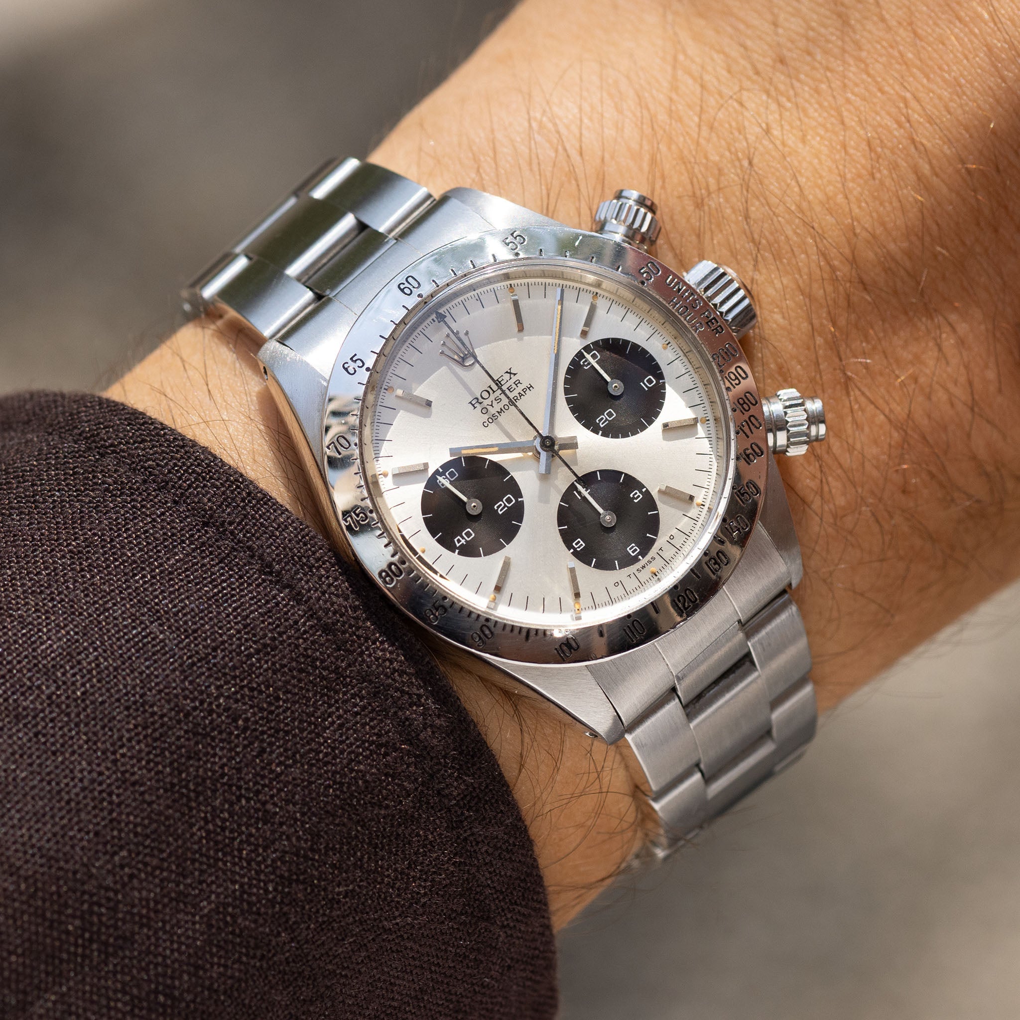 Rolex Cosmograph Daytona 6265 MK2 Silver Sigma Panda Dial