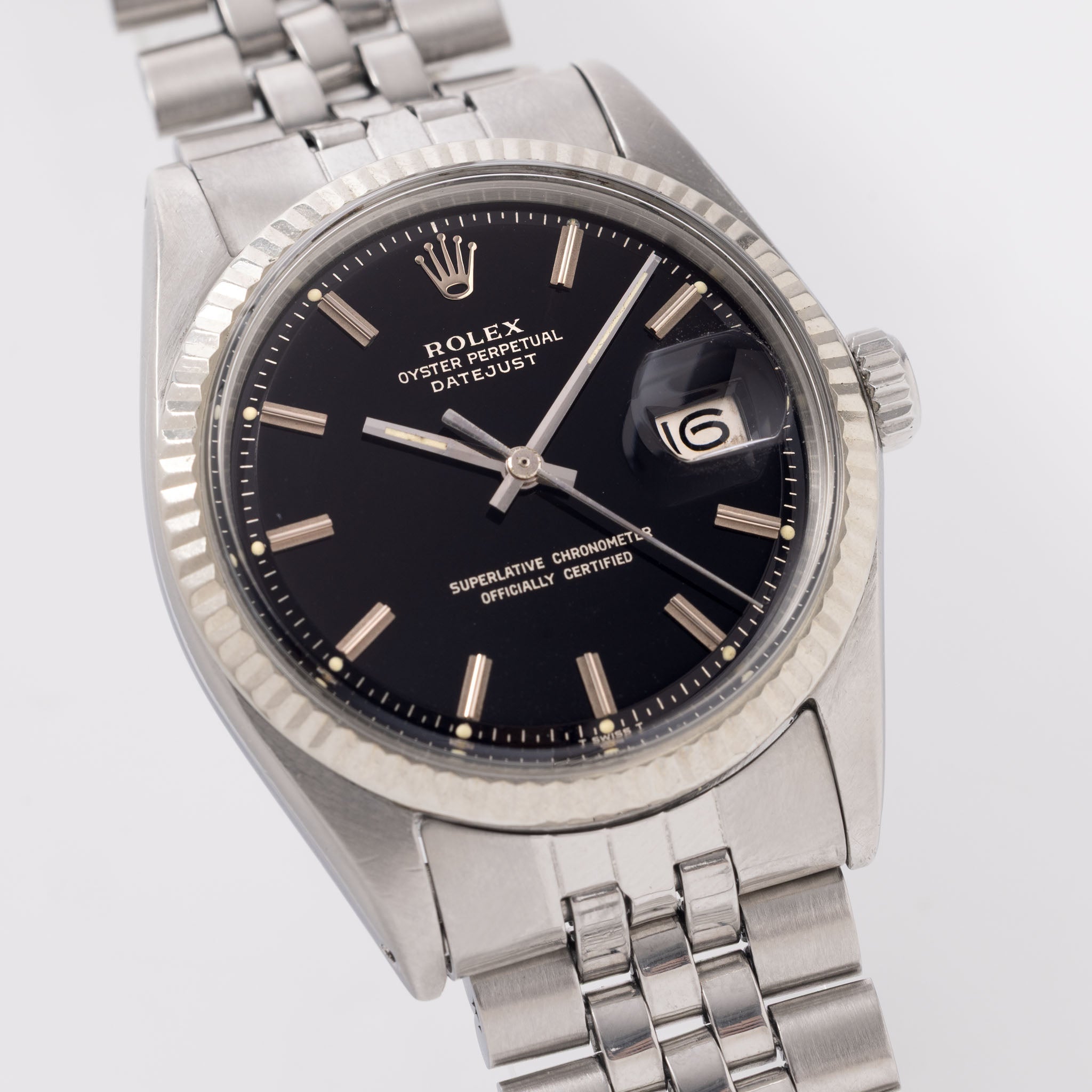 Rolex Datejust Gilt dial ref 1601