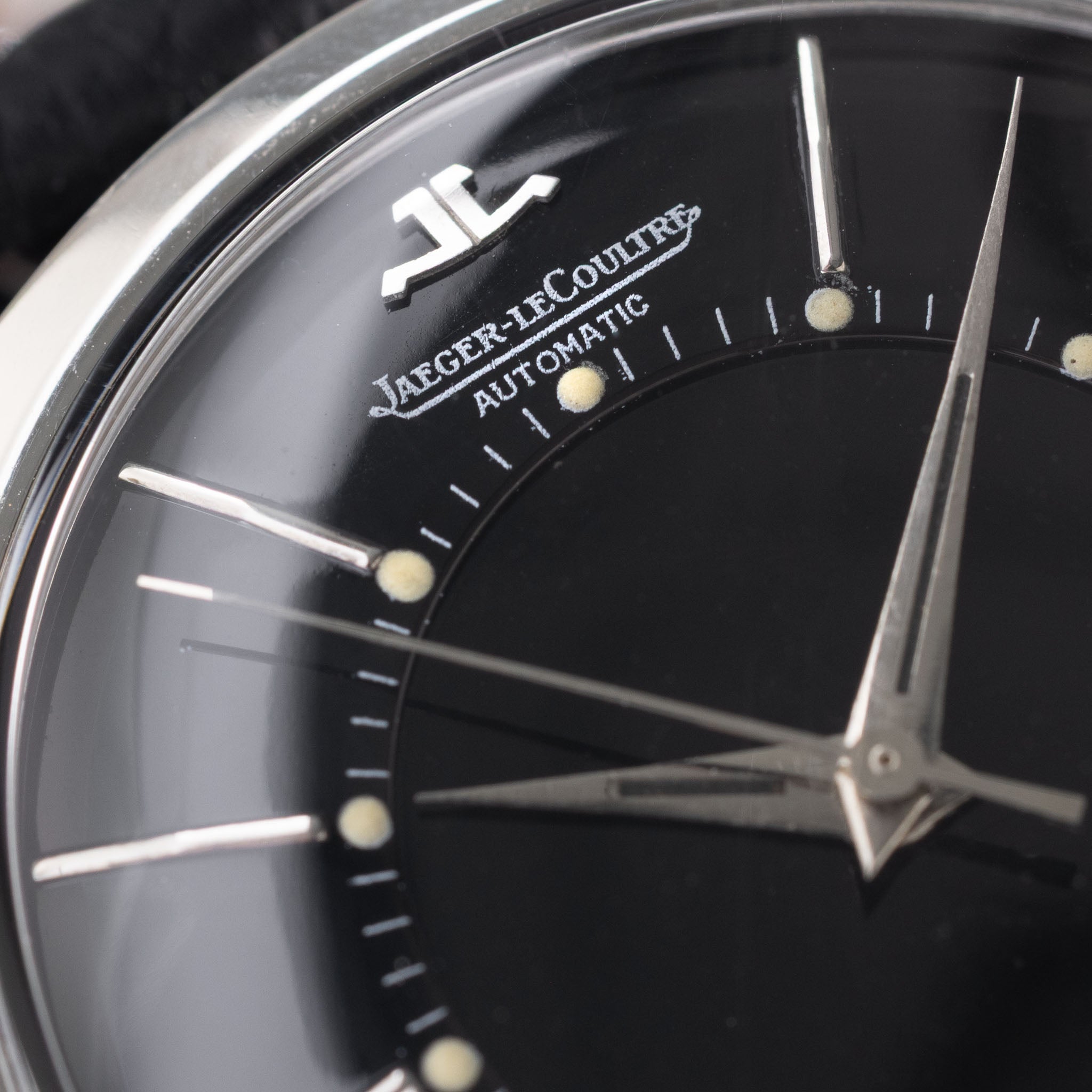 Jaeger LeCoultre Memovox Black Dial ref E 855
