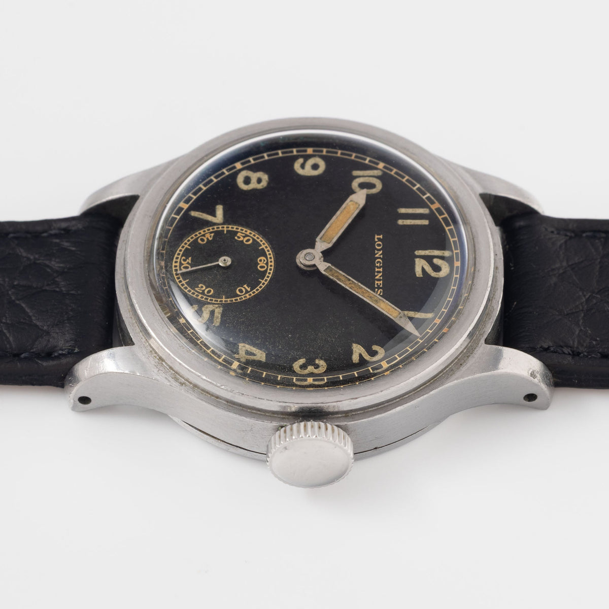 Longines Sei Tache Gilt Dial ref. 5130 with Extract of the Archives “German Army”