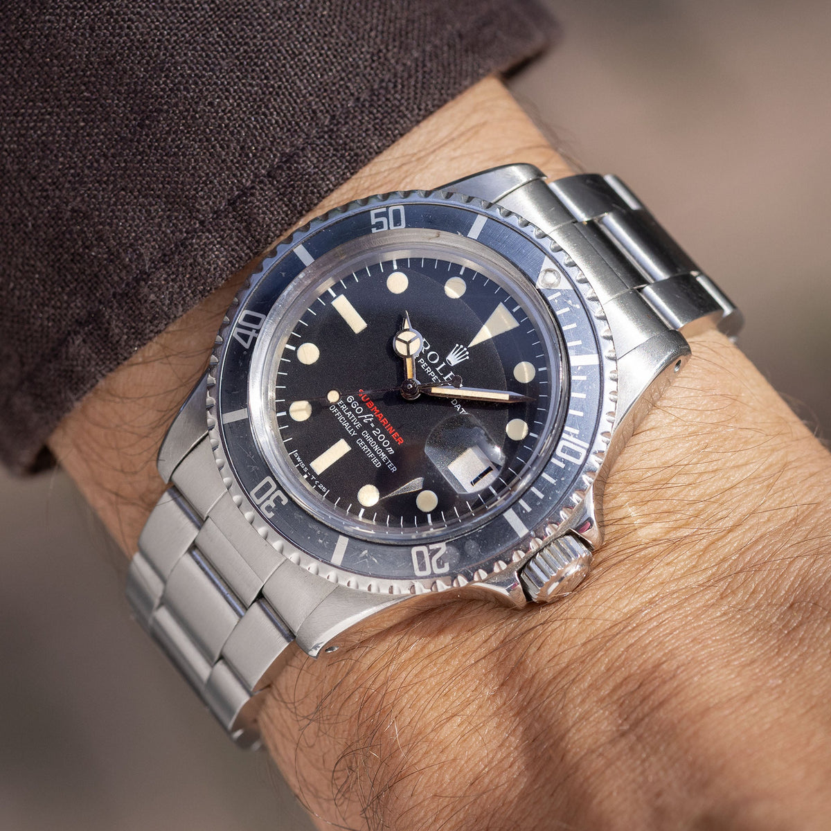 Rolex Submariner mk4 red Dial ref 1680
