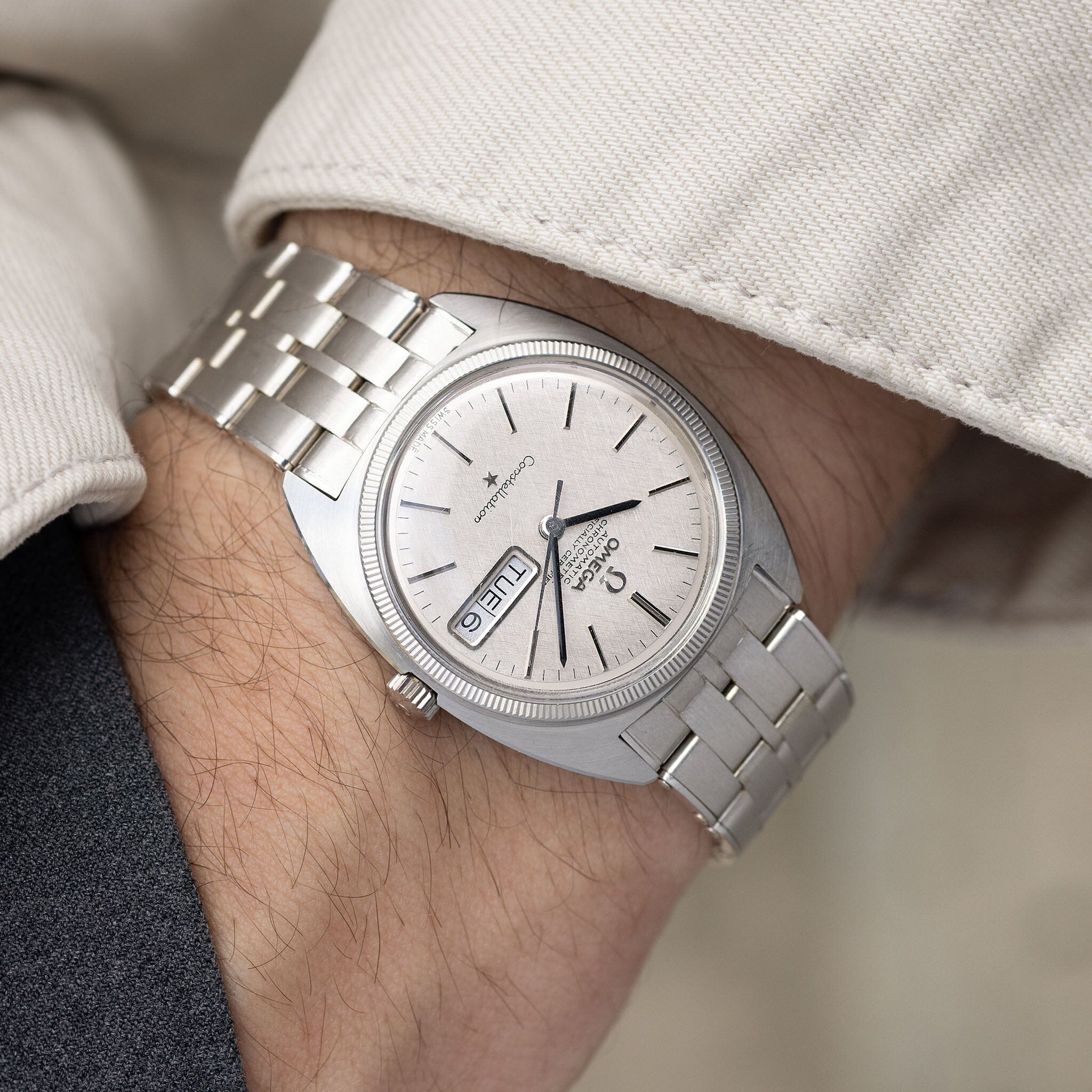 Omega Constellation 18Kt White Gold 168.019 with Papers