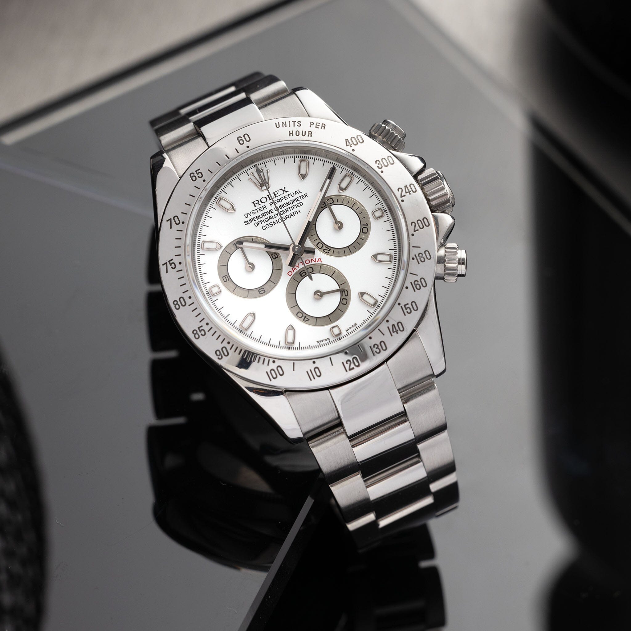 rolex daytona all white