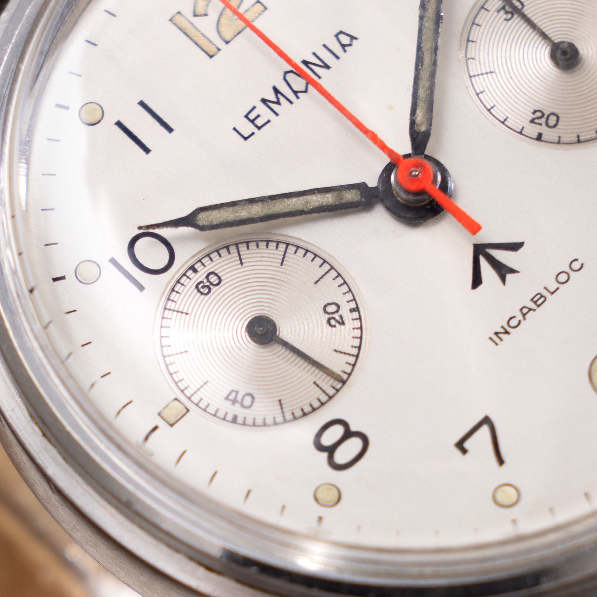 Lemania Monopusher Chronograph Issued to British Armed Forces