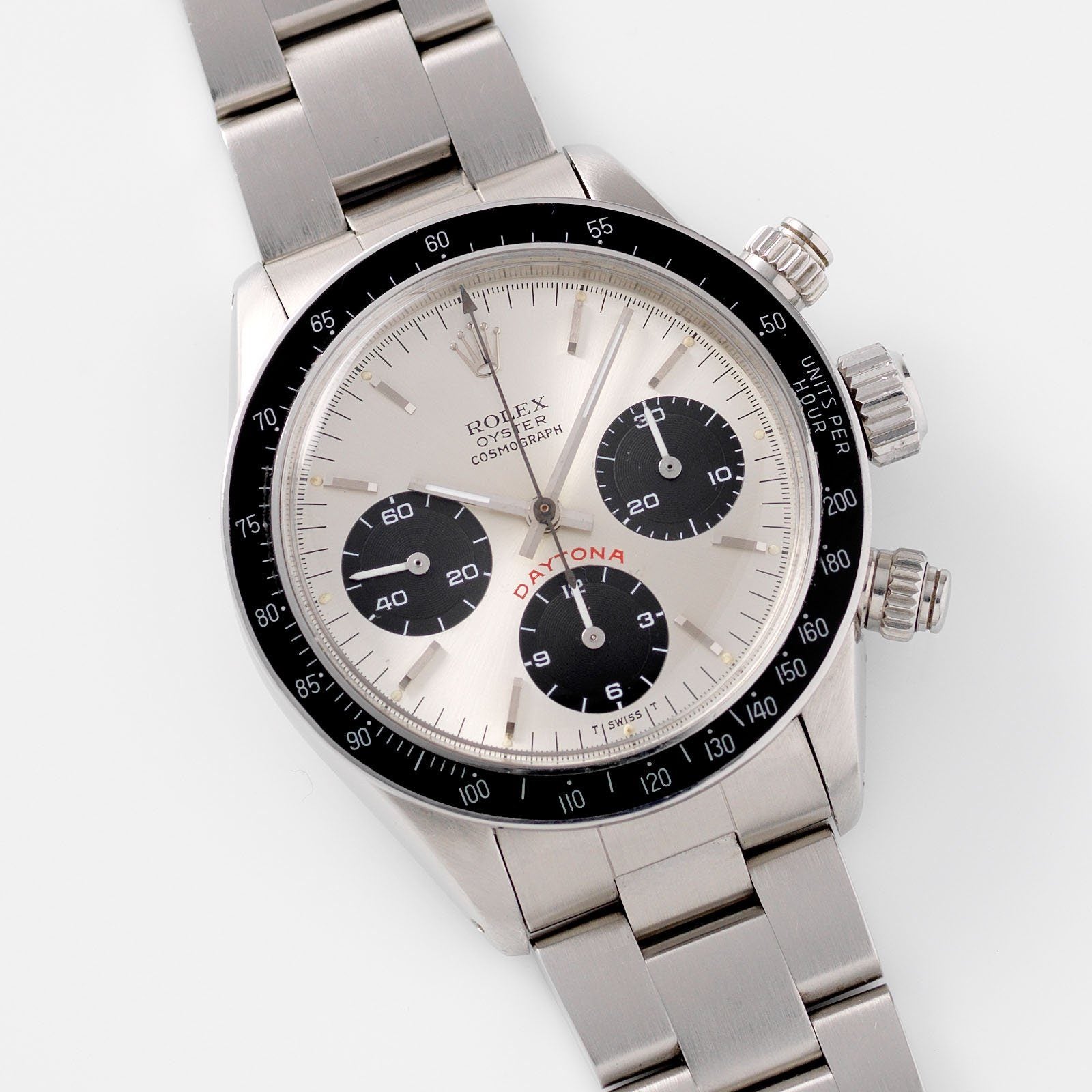 Rolex Vintage Daytona 6263 Silver Big Red Dial1