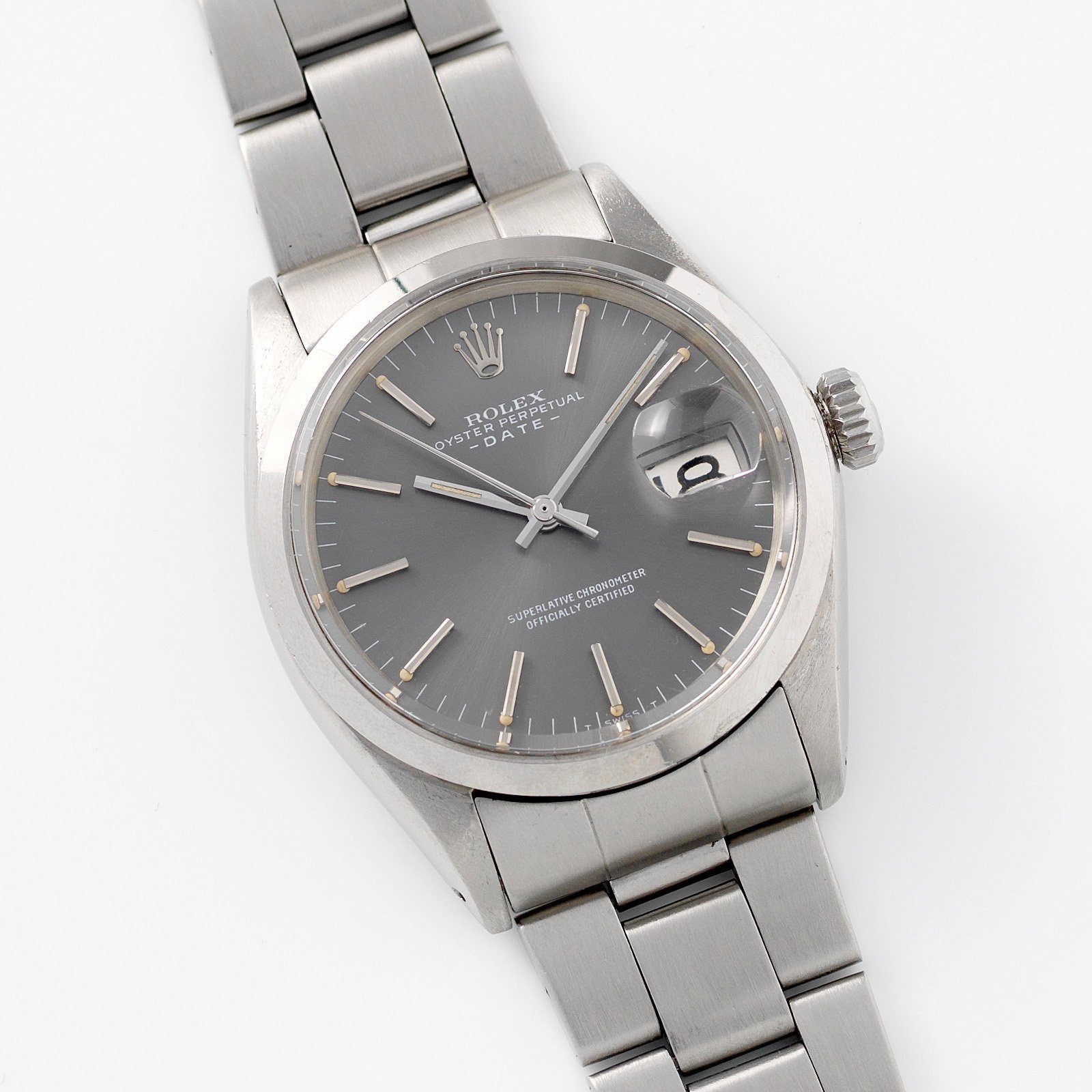 Rolex Date Reference 1500 Grey Sigma Dial