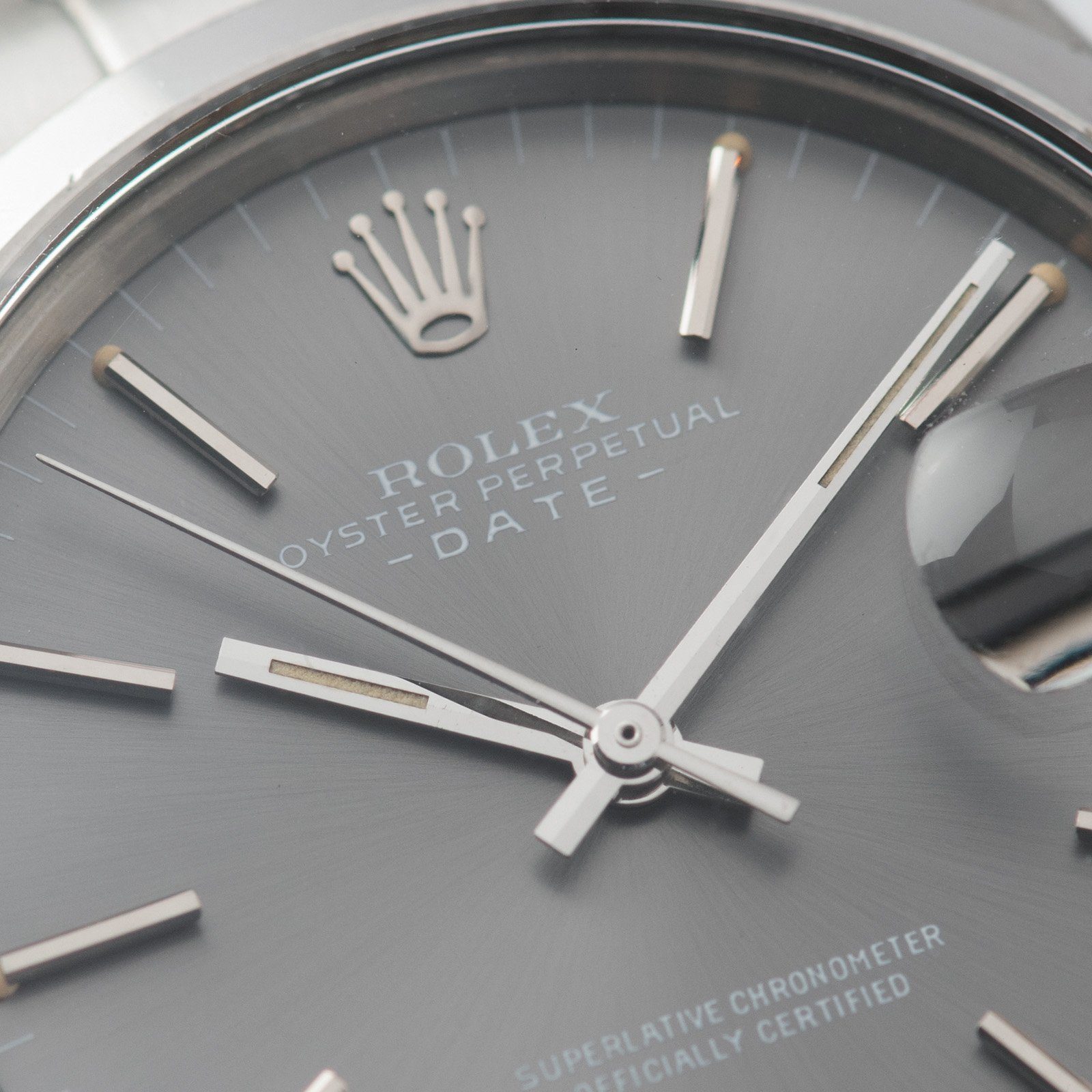 Rolex Date Reference 1500 Grey Sigma Dial