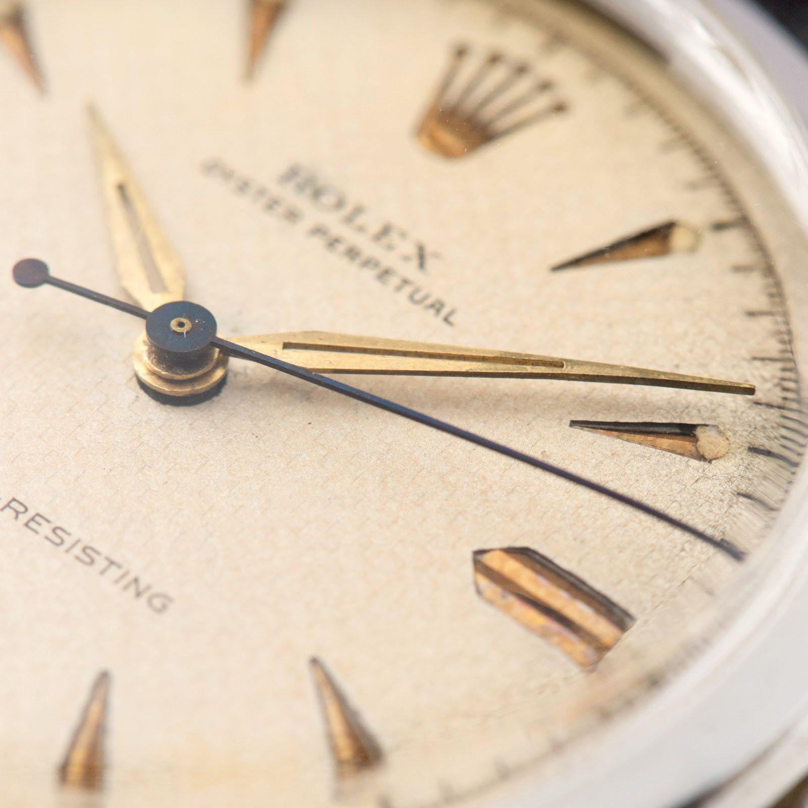 Rolex Pre-Explorer 6098 Ovettone Honeycomb Dial