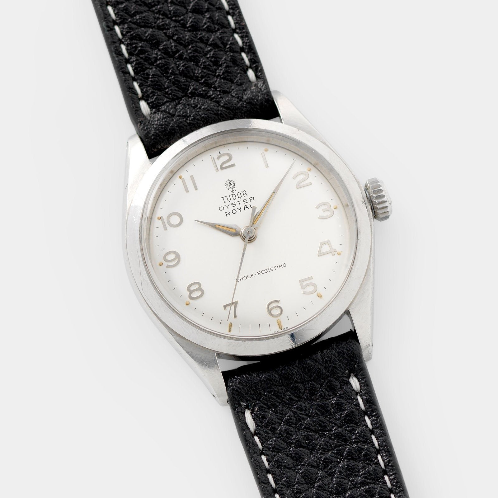 Tudor Oyster Royal Rare Arabic Silver Dial Reference 7934