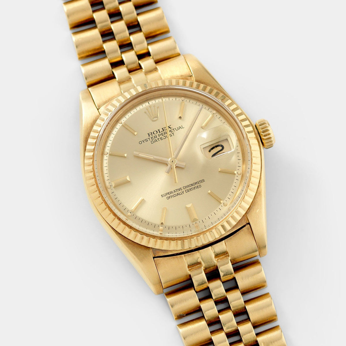 Rolex Datejust Yellow Gold 1601 Sigma Dial display picture 1