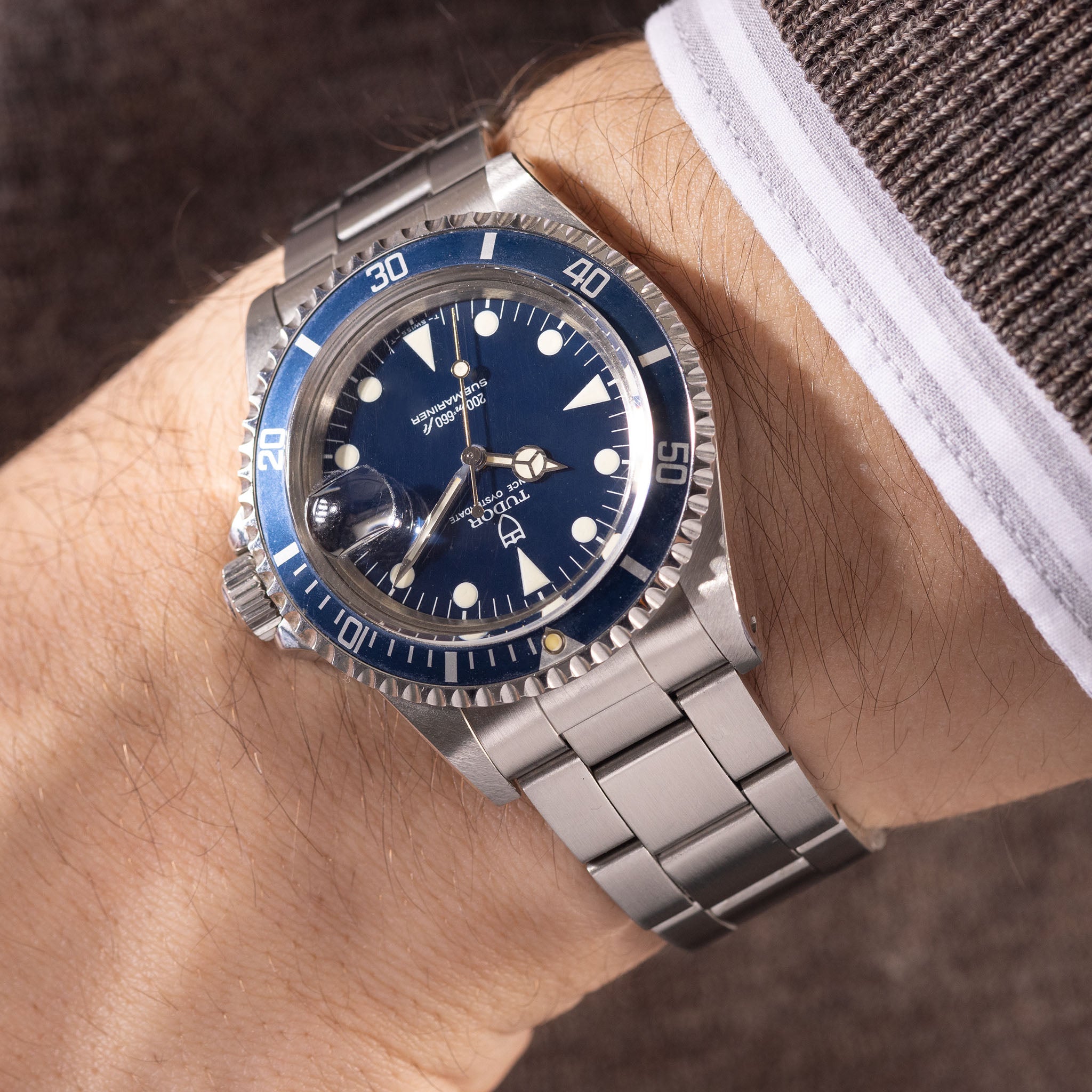 Tudor Submariner Date Blue Dial Box and Accessories Ref 79090