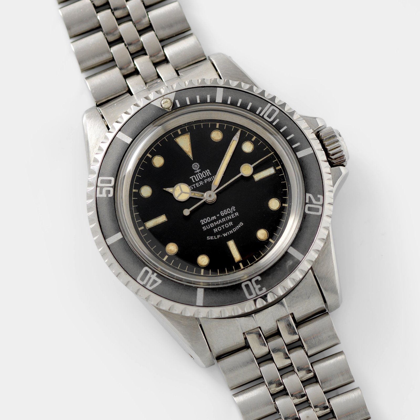 Tudor Submariner Ref 7928 Gilt Minute Track Ghost Bezel