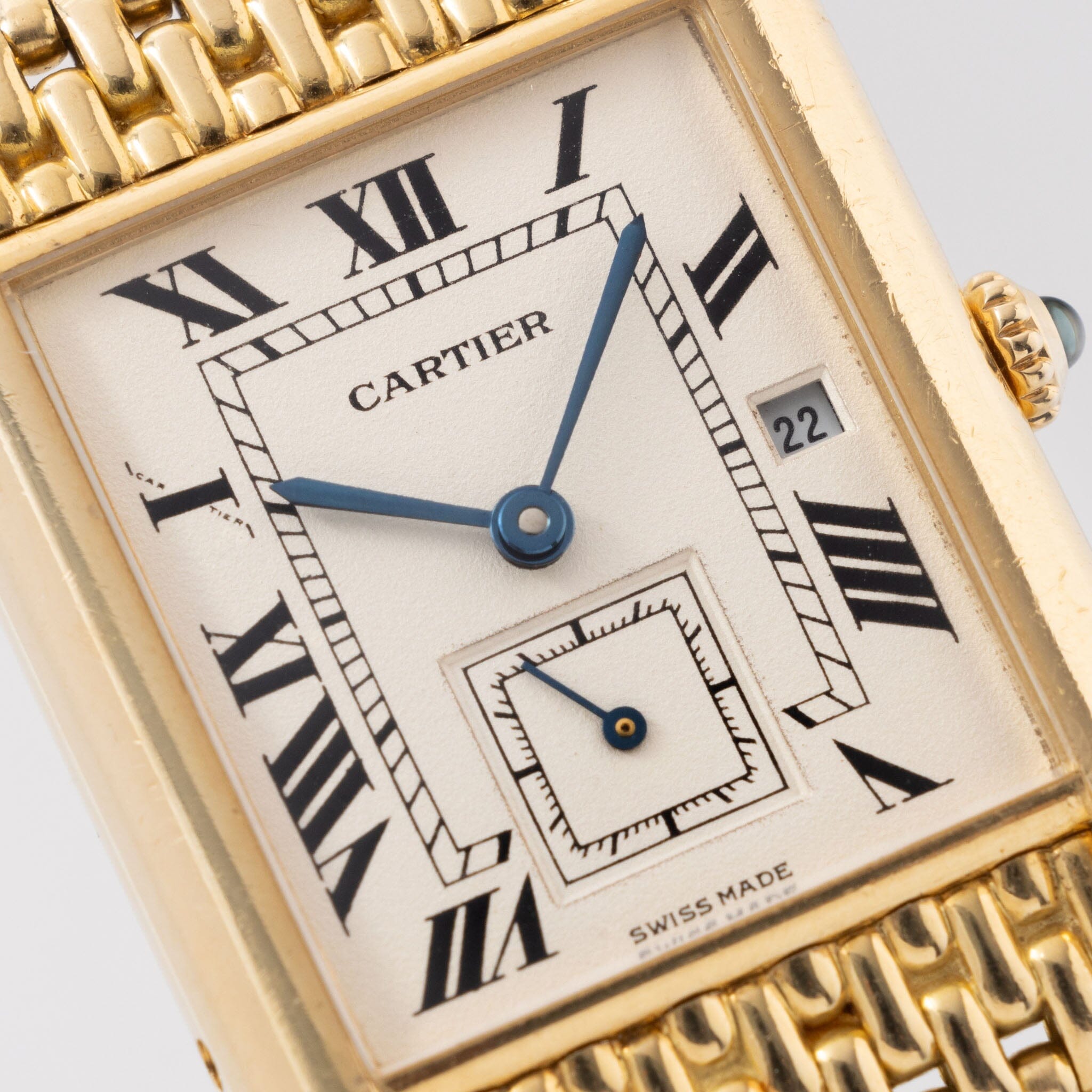 Cartier Tank Louis 18kt Gold with gold Bracelet
