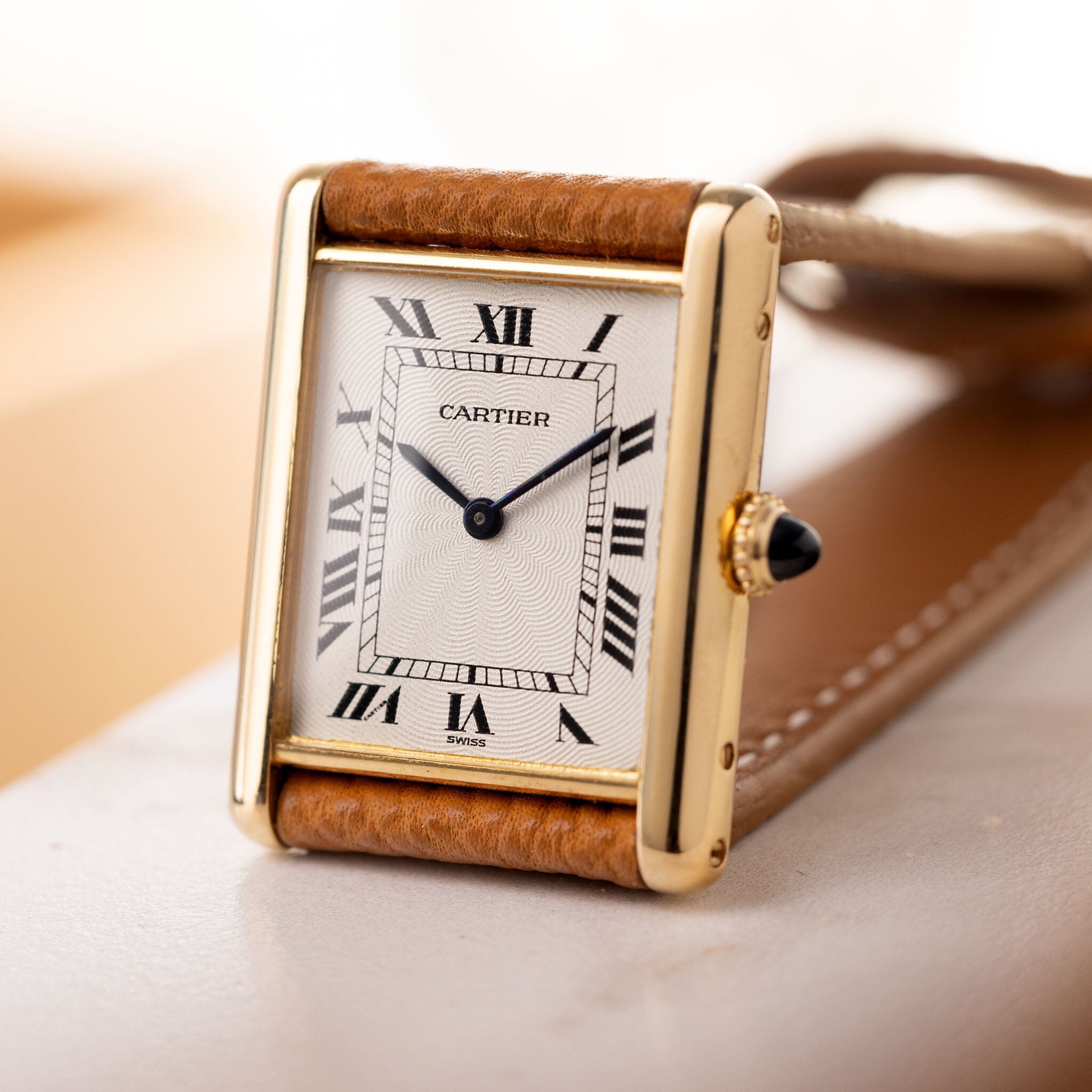 Cartier tank louis yellow gold best sale