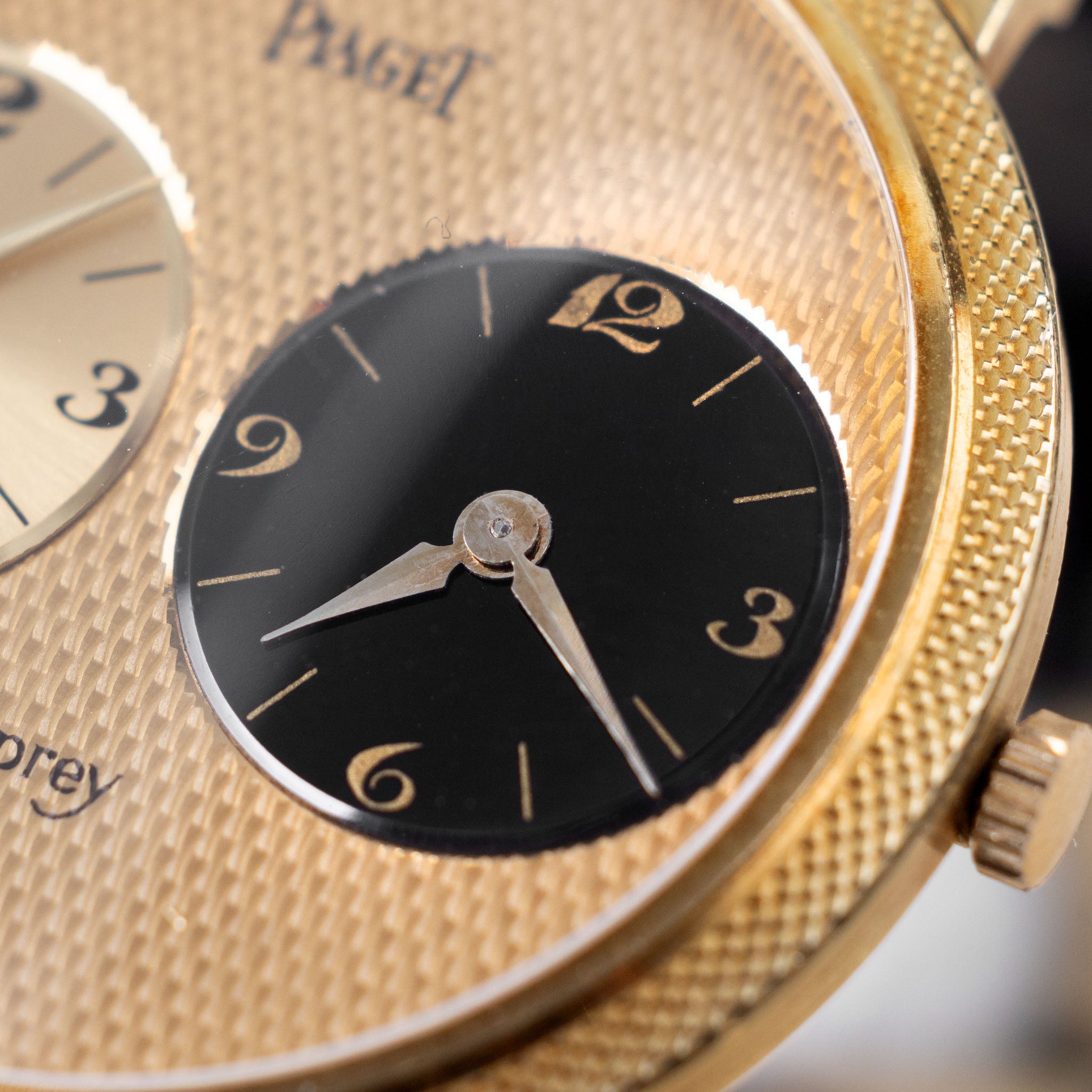 Piaget Asprey-Signed Altiplano Dual Time Yellow Gold Ref 612103