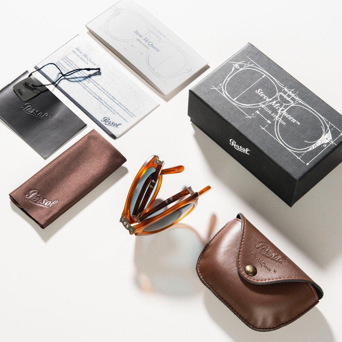 Retro Persol 714SM - Steve McQueen - Light Havanna Sunglasses