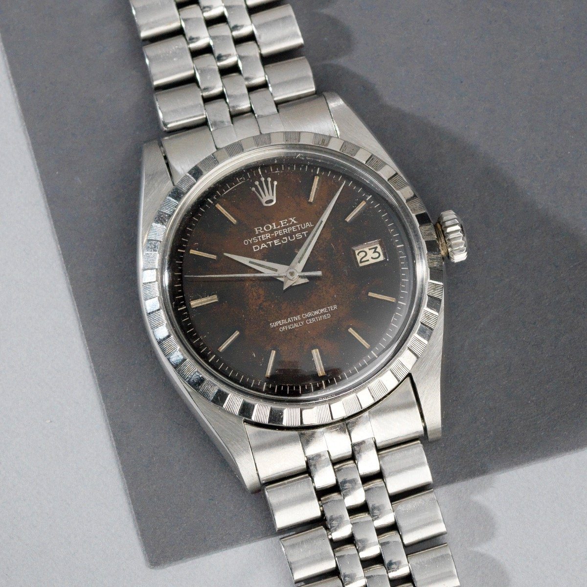 Rolex 6605 Datejust Tropical Gilt Dial 1957