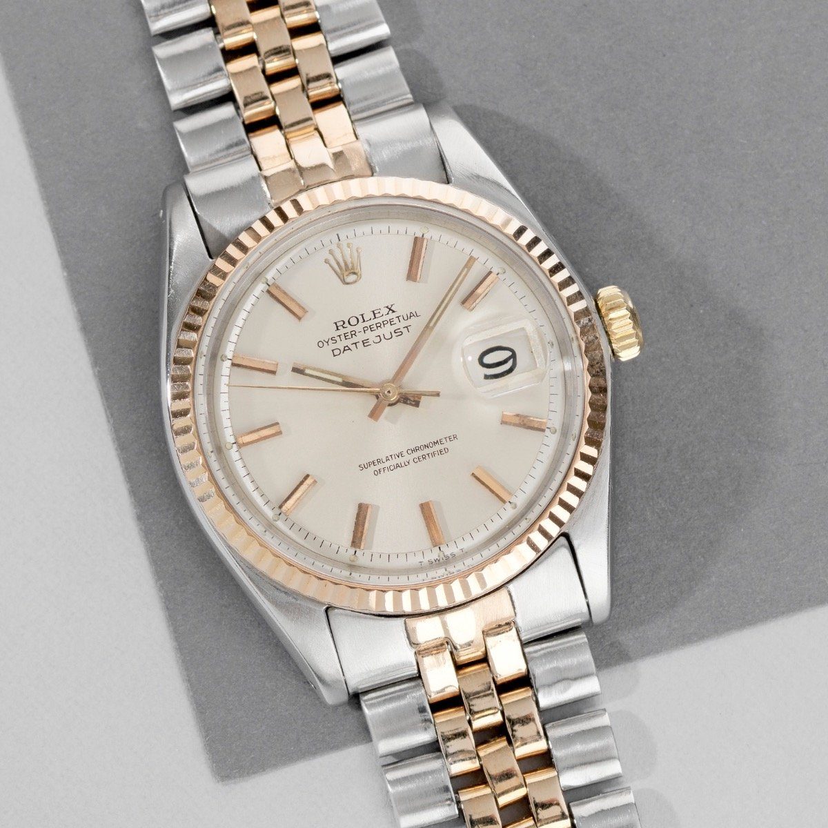 Rolex Datejust Two Tone 'Rose' Gold 1601 - Main Image