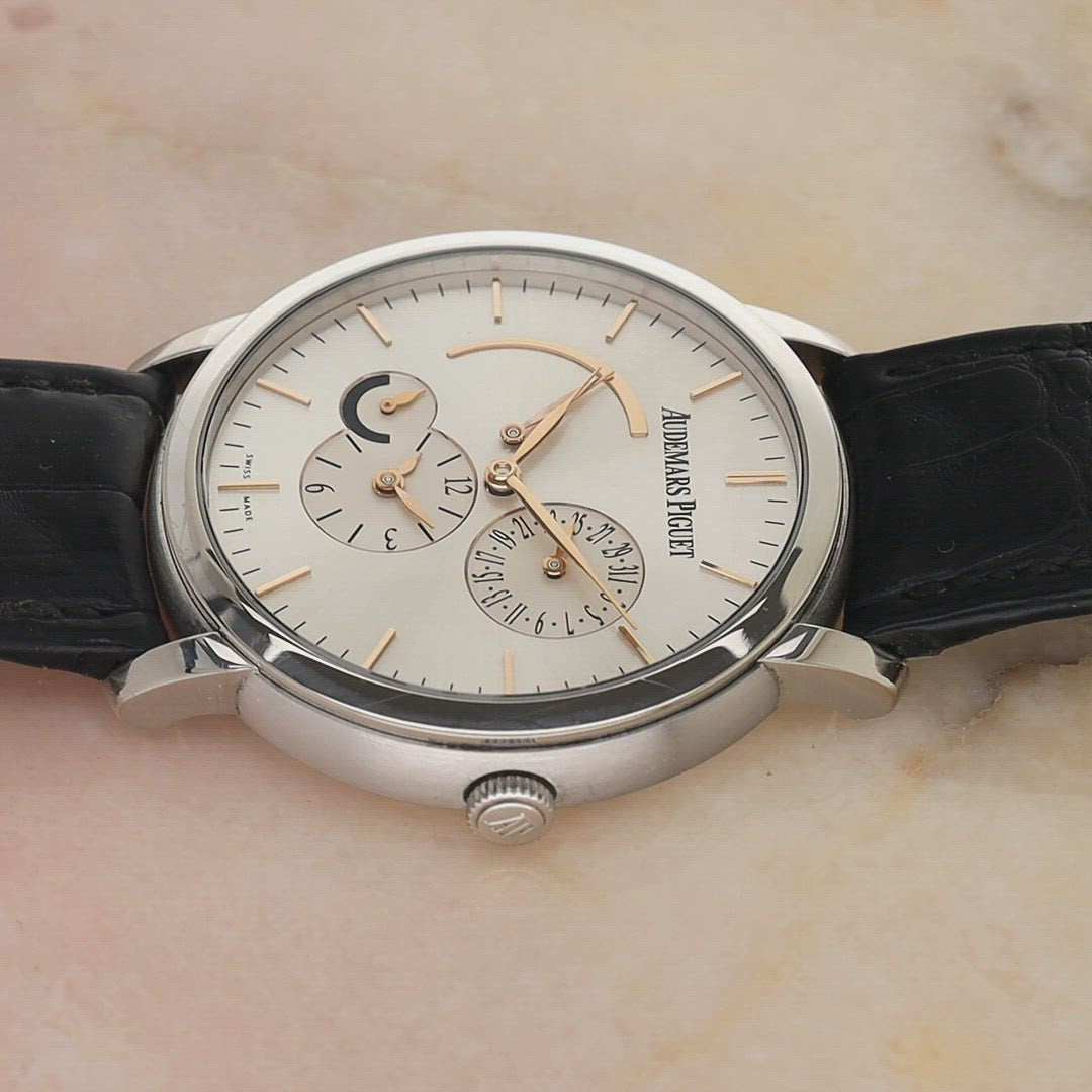 Audemars Piguet Jules Audemars Dual Time White Gold Full Set