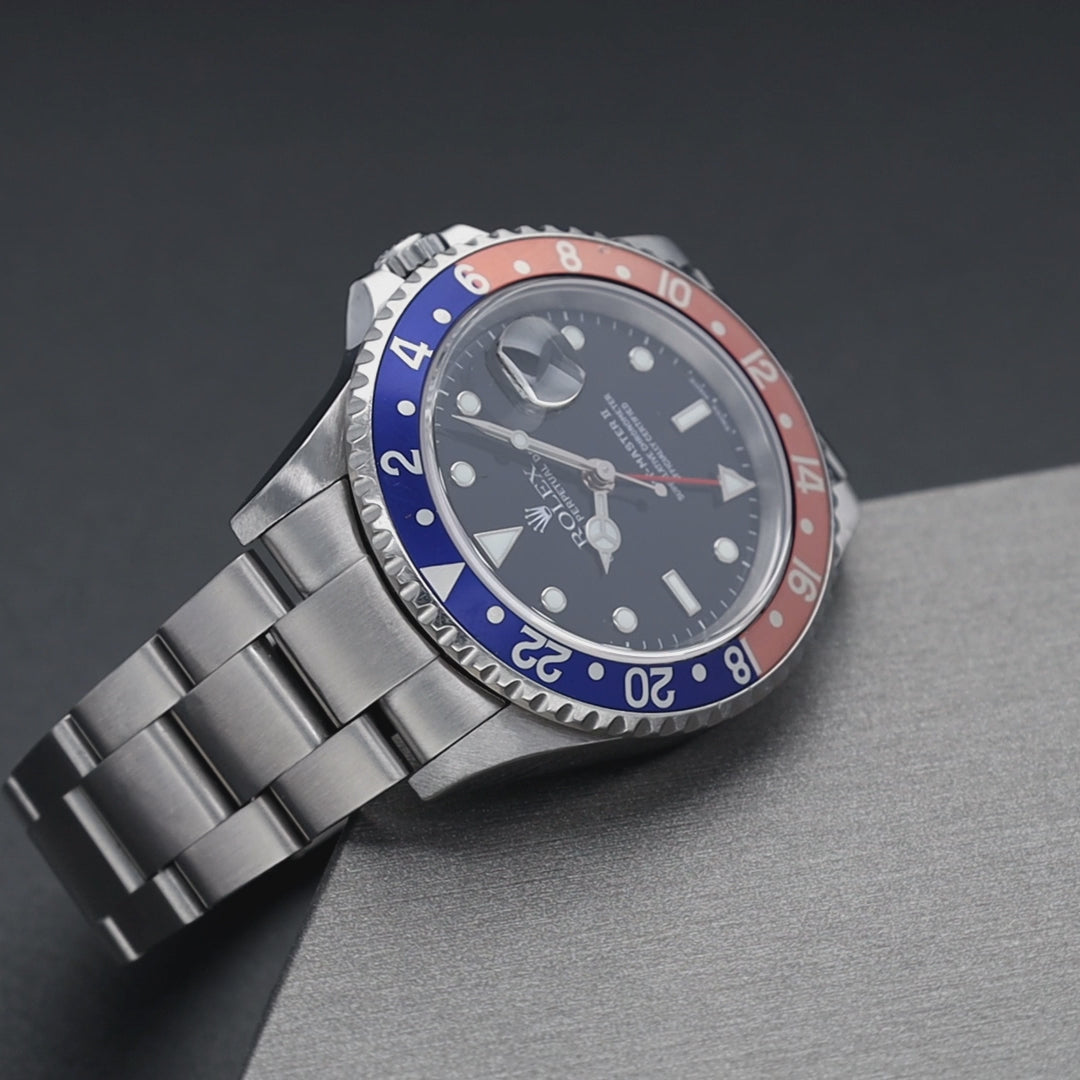 Rolex GMT-Master 2 16710 Pepsi Bezel ‘Swiss Made’ Dial