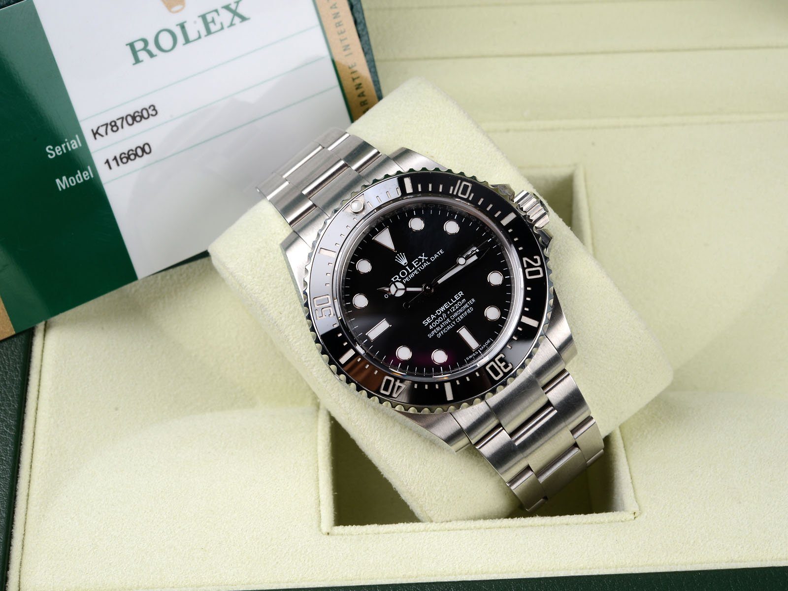 ROLEX 116600 SEADWELLER 4000 (2015)