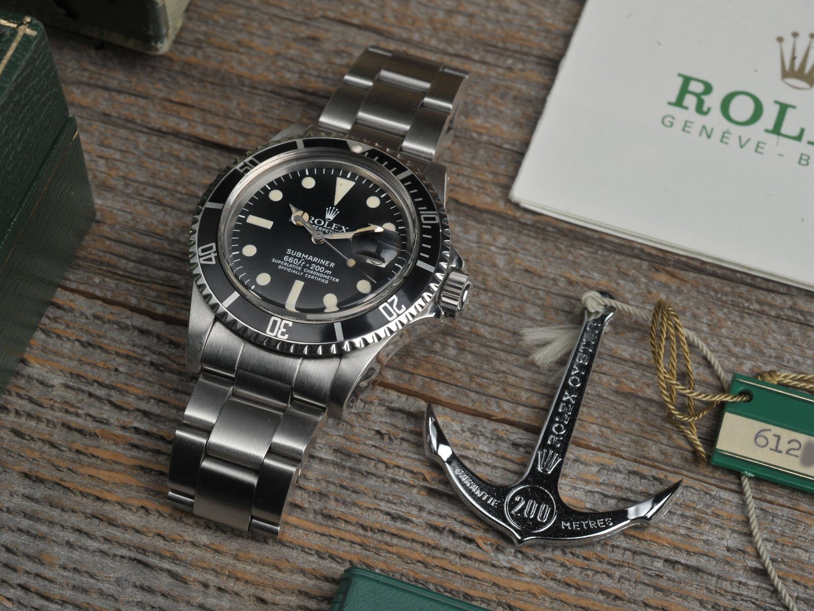 ROLEX 1680 SUBMARINER BOX+PAPERS