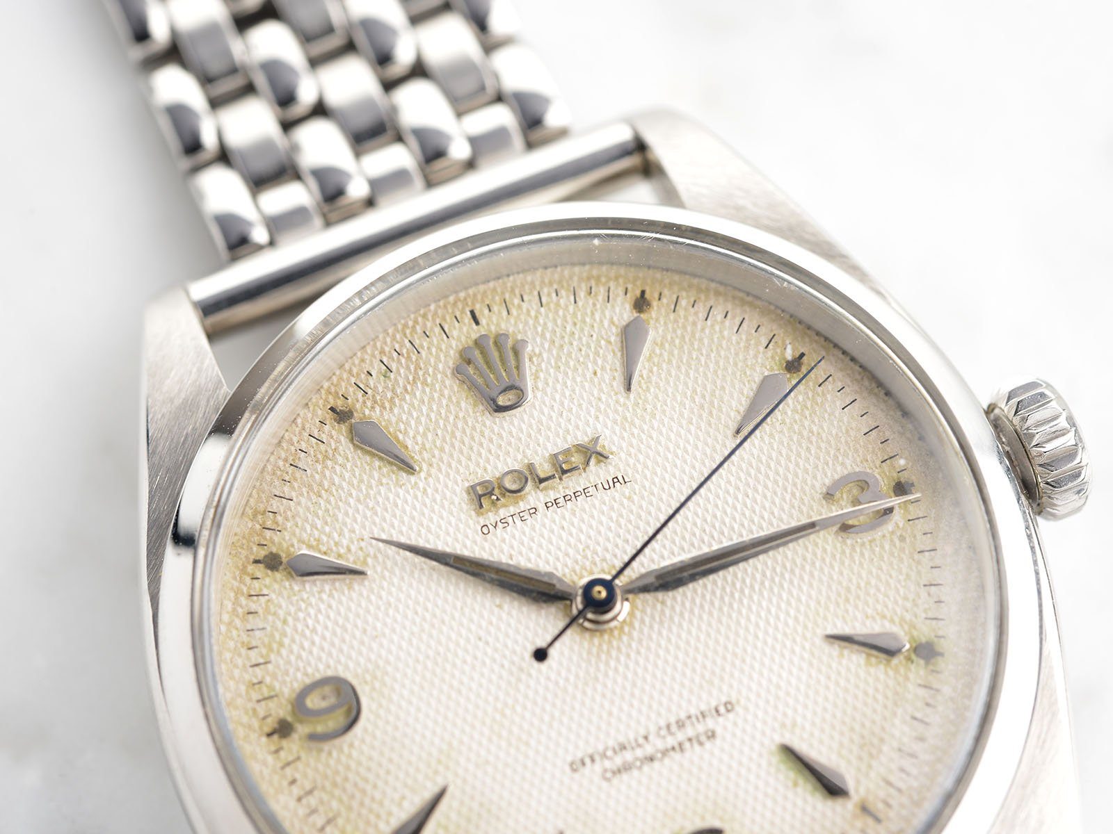 ROLEX 6352 PRE-EXPLORER OVETTONE WAFFLE DIAL