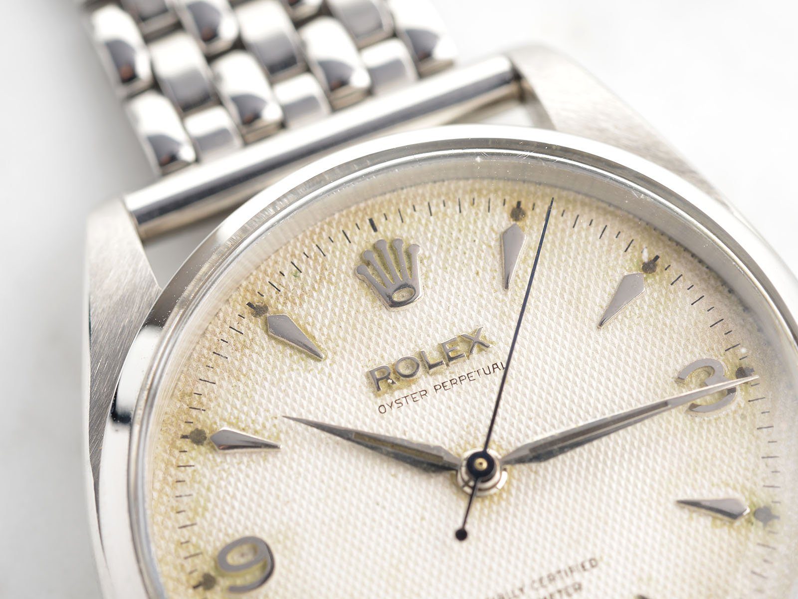 ROLEX 6352 PRE-EXPLORER OVETTONE WAFFLE DIAL