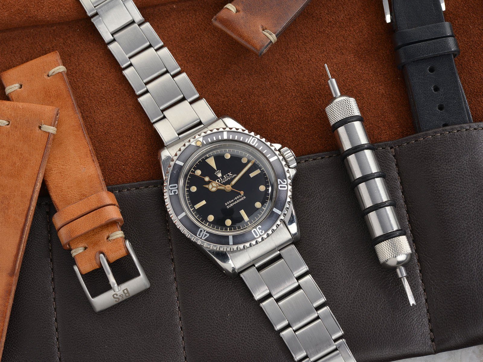 ROLEX 5512 PCG GILT CHAPTER RING EXCLAMATION POINT SUBMARINER