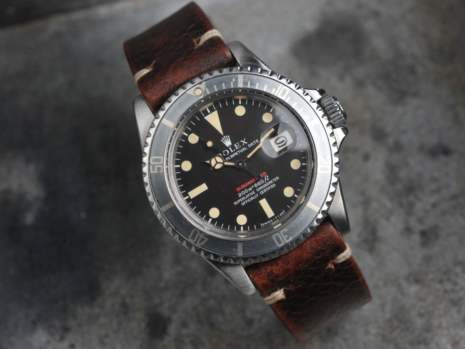 CURATED ROLEX 1680 MT.’S FIRST REDSUB B+P