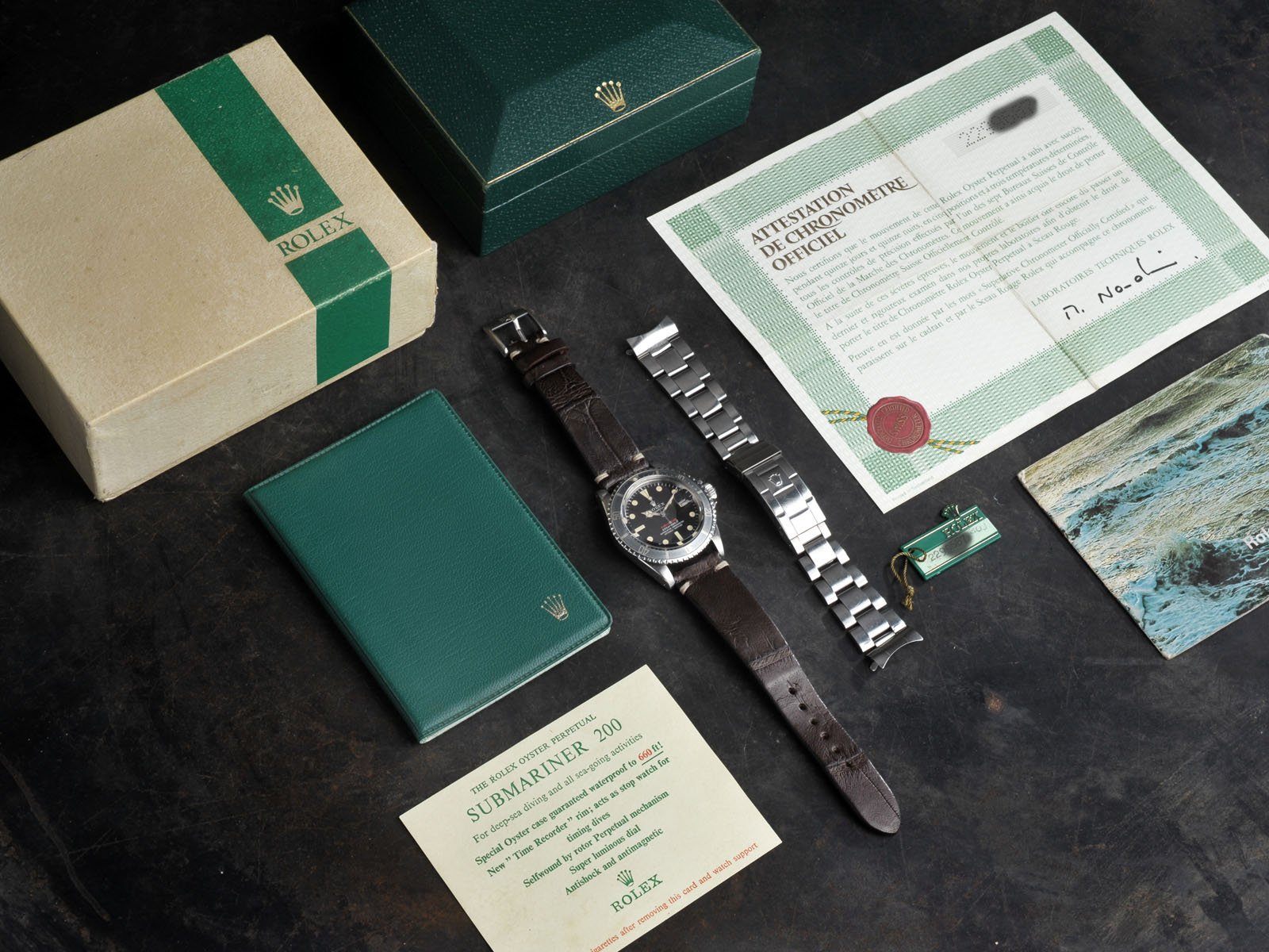 CURATED ROLEX 1680 MT.’S FIRST REDSUB B+P