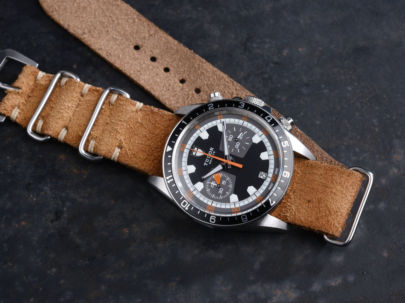 NOS TUDOR HERITAGE CHRONO BLACK