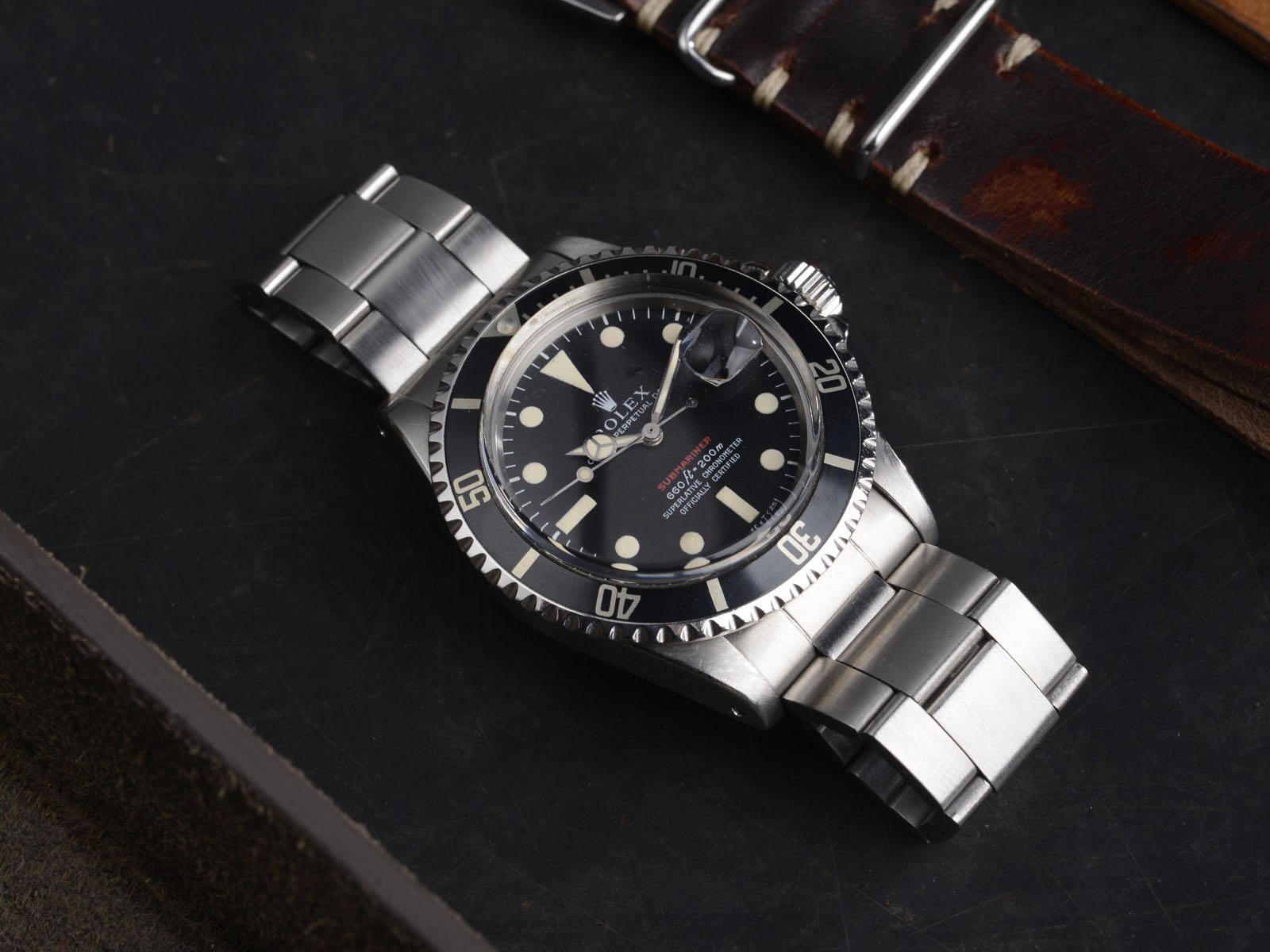 CURATED ROLEX 1680 RED SUBMARINER FROM 1970