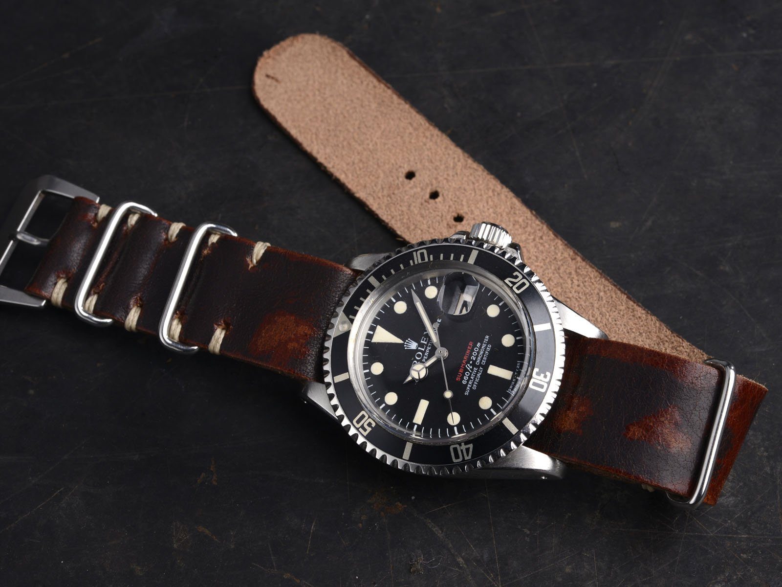 CURATED ROLEX 1680 RED SUBMARINER FROM 1970