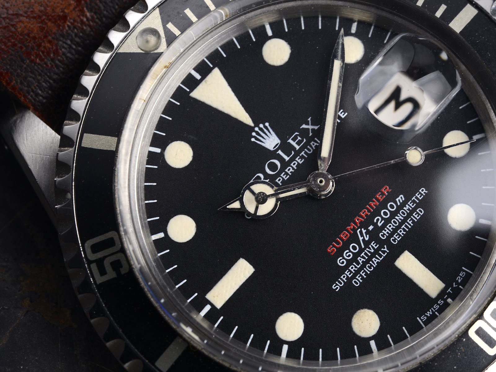 CURATED ROLEX 1680 RED SUBMARINER FROM 1970