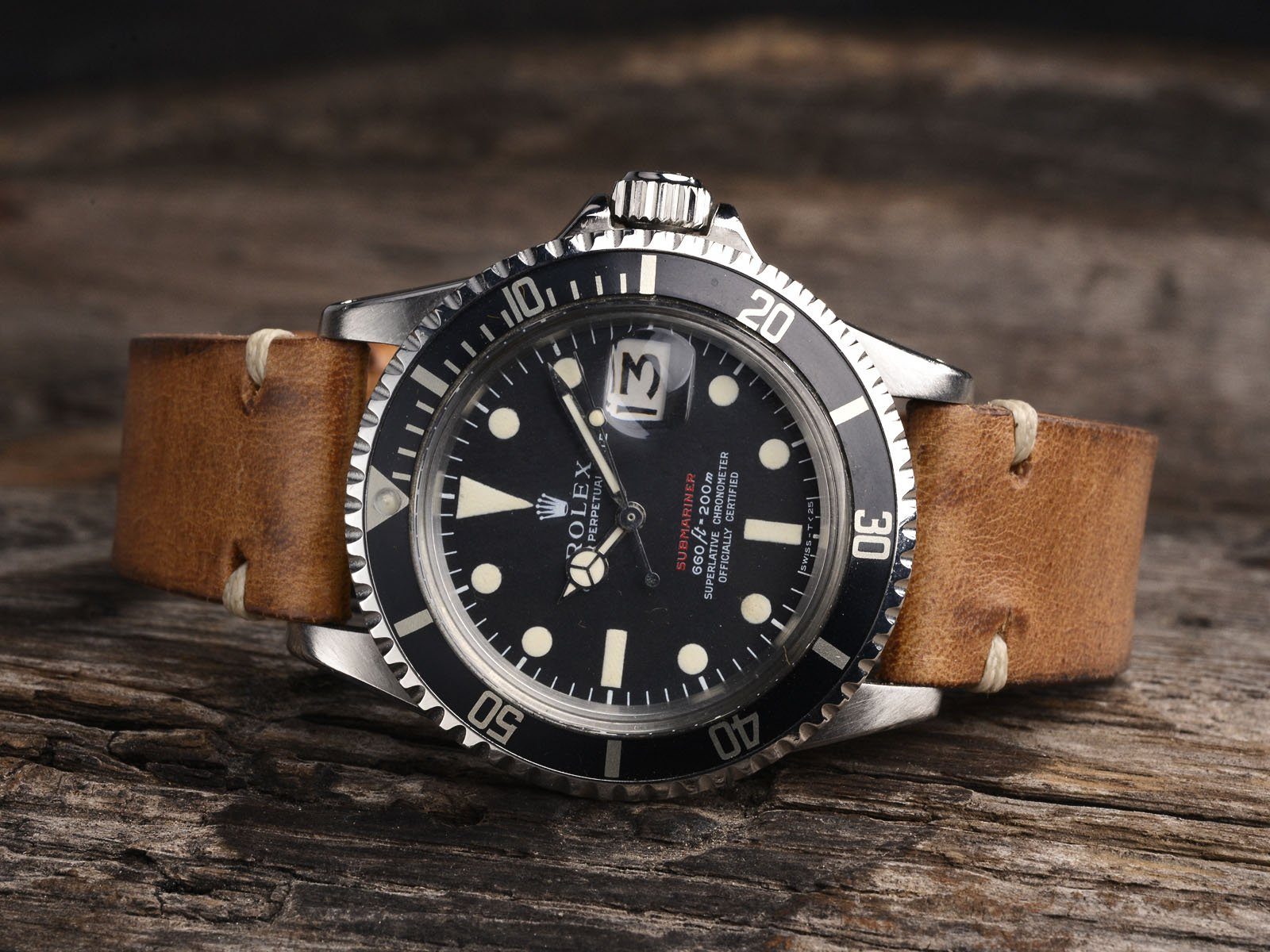 CURATED ROLEX 1680 RED SUBMARINER FROM 1970