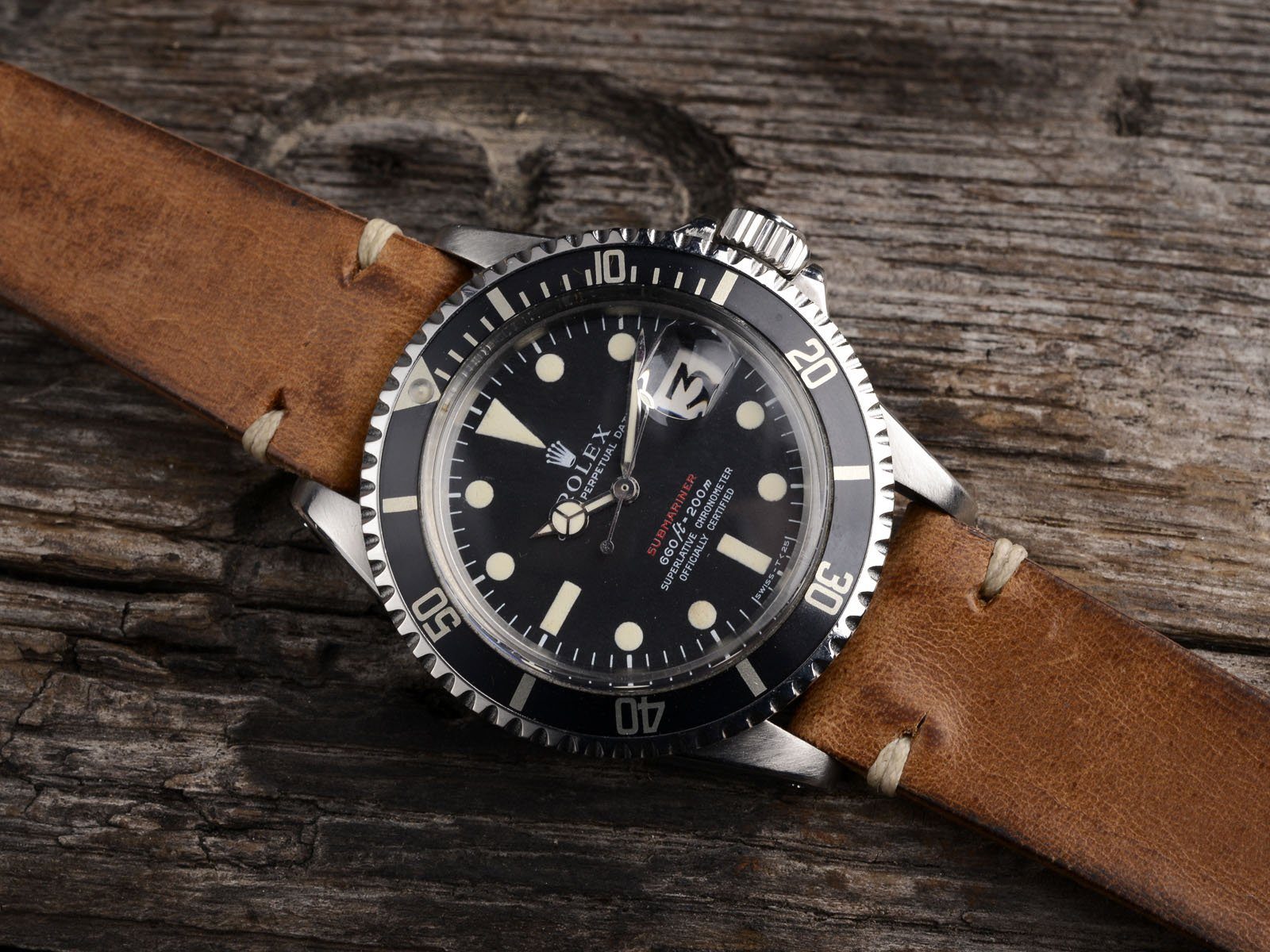 CURATED ROLEX 1680 RED SUBMARINER FROM 1970