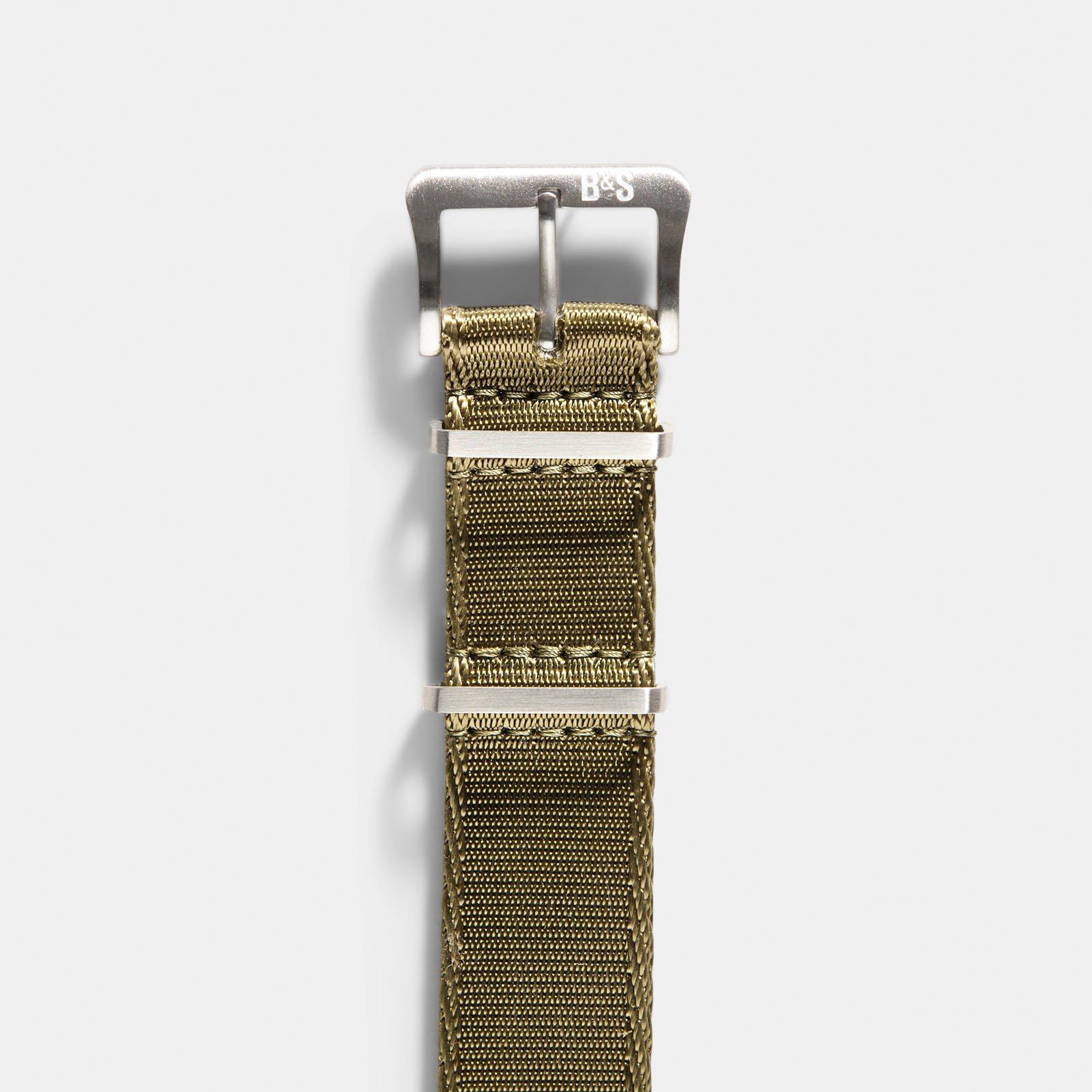 Deluxe Nylon Nato Watch Strap Olive Drab Green